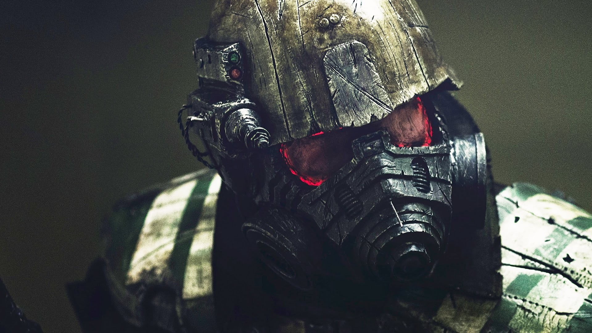 Fallout: New Vegas, army soldier, selective coloring, video games, Fallout, toy Soldier, suit of armor, 1080P, silver colored, editorial, no People, HD Wallpaper