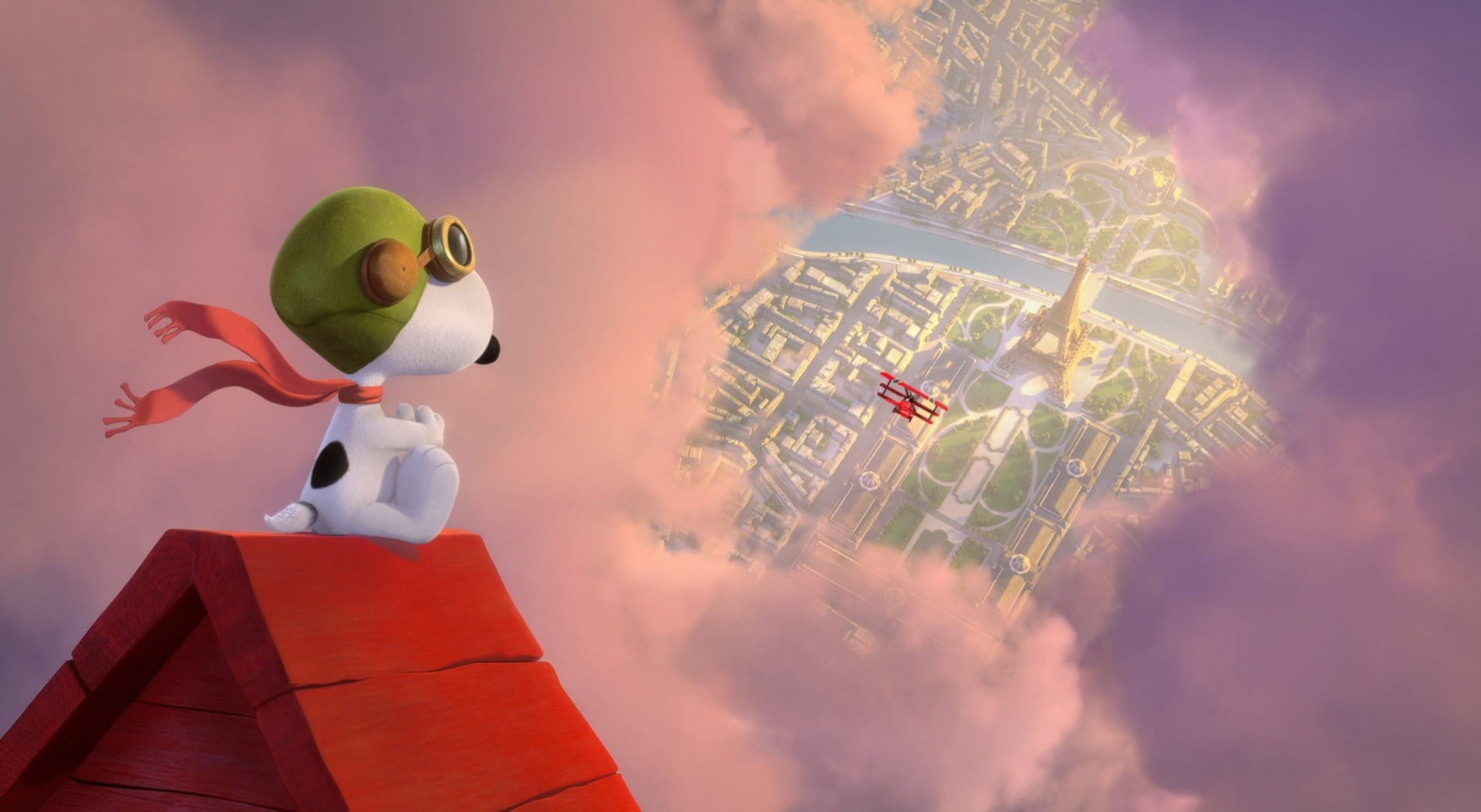 1080P, city, people, outdoors, adult, architecture, snoopy, flying, group of people, business, sky, digital composite, day, men, Movie, digital, HD Wallpaper