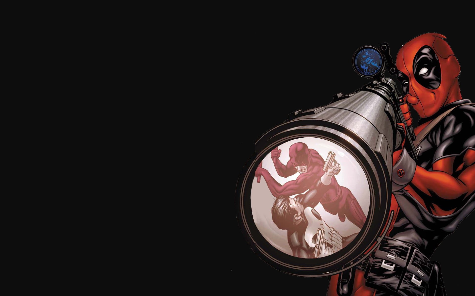 black background, indoors, Deadpool, headwear, illustration, helmet, close-up, representation, motorcycle, 1080P, security, copy space, still life, no people, HD Wallpaper