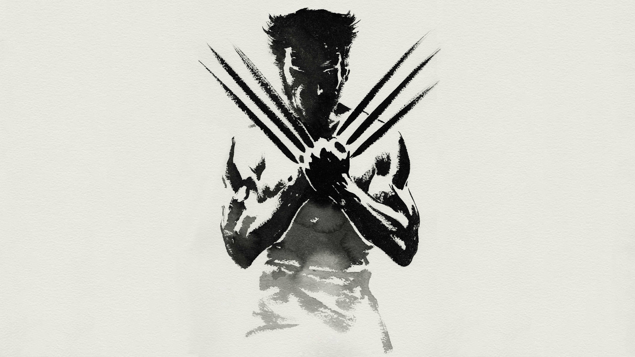 2K, art, Wolverine, indoors, abstract, standing, black And White, studio shot, young adult, Marvel Comics, leisure activity, representation, one person, HD Wallpaper