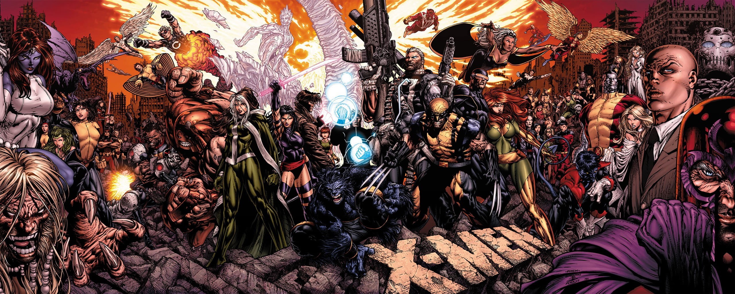 comics, comic books, art and craft, Marvel Comics, digital, men, day, x, looking, people, celebration, arts culture and entertainment, young adult, HD Wallpaper