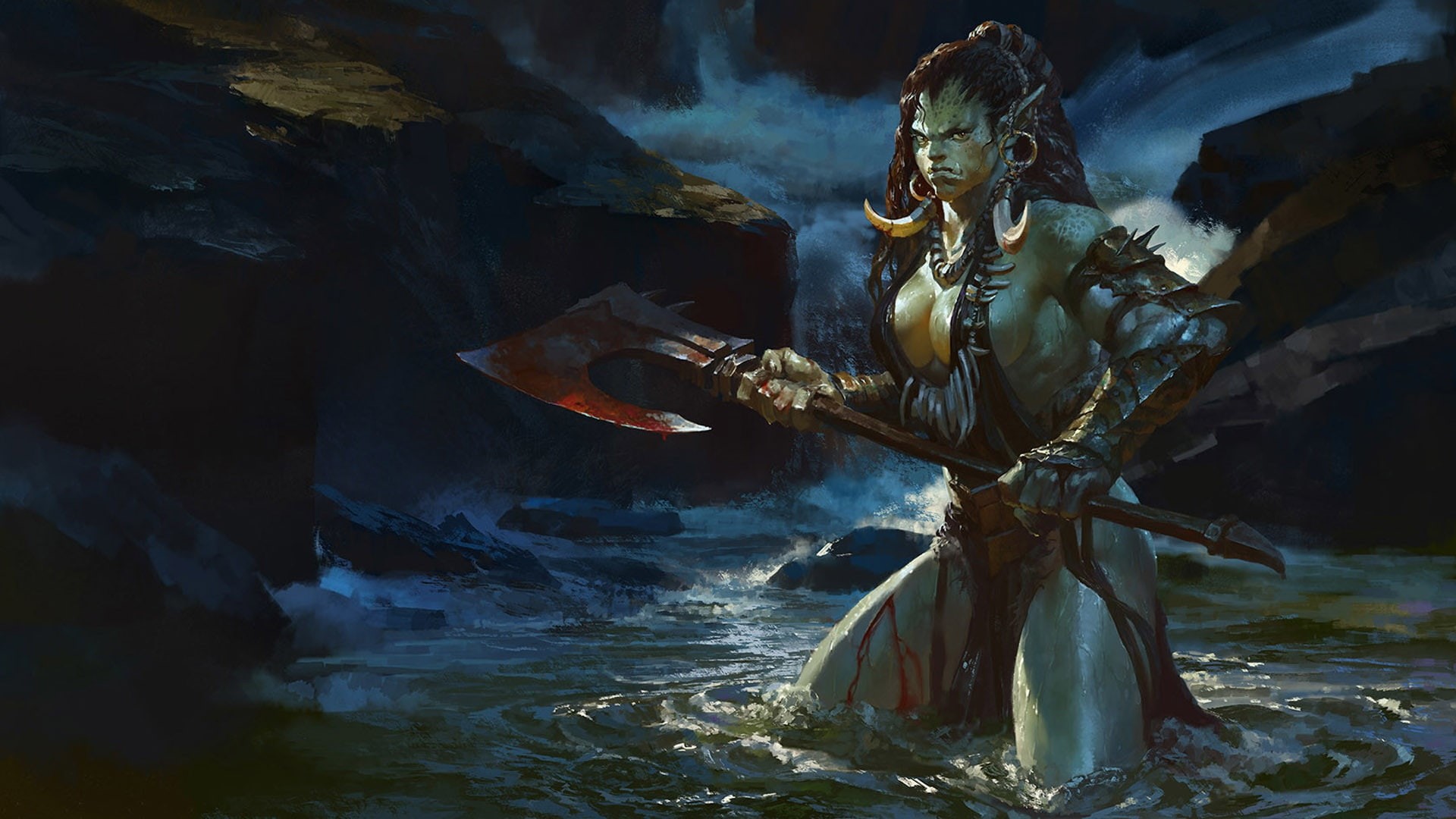 warcraft, Orc, Bayard Wu, 1080P, HD Wallpaper