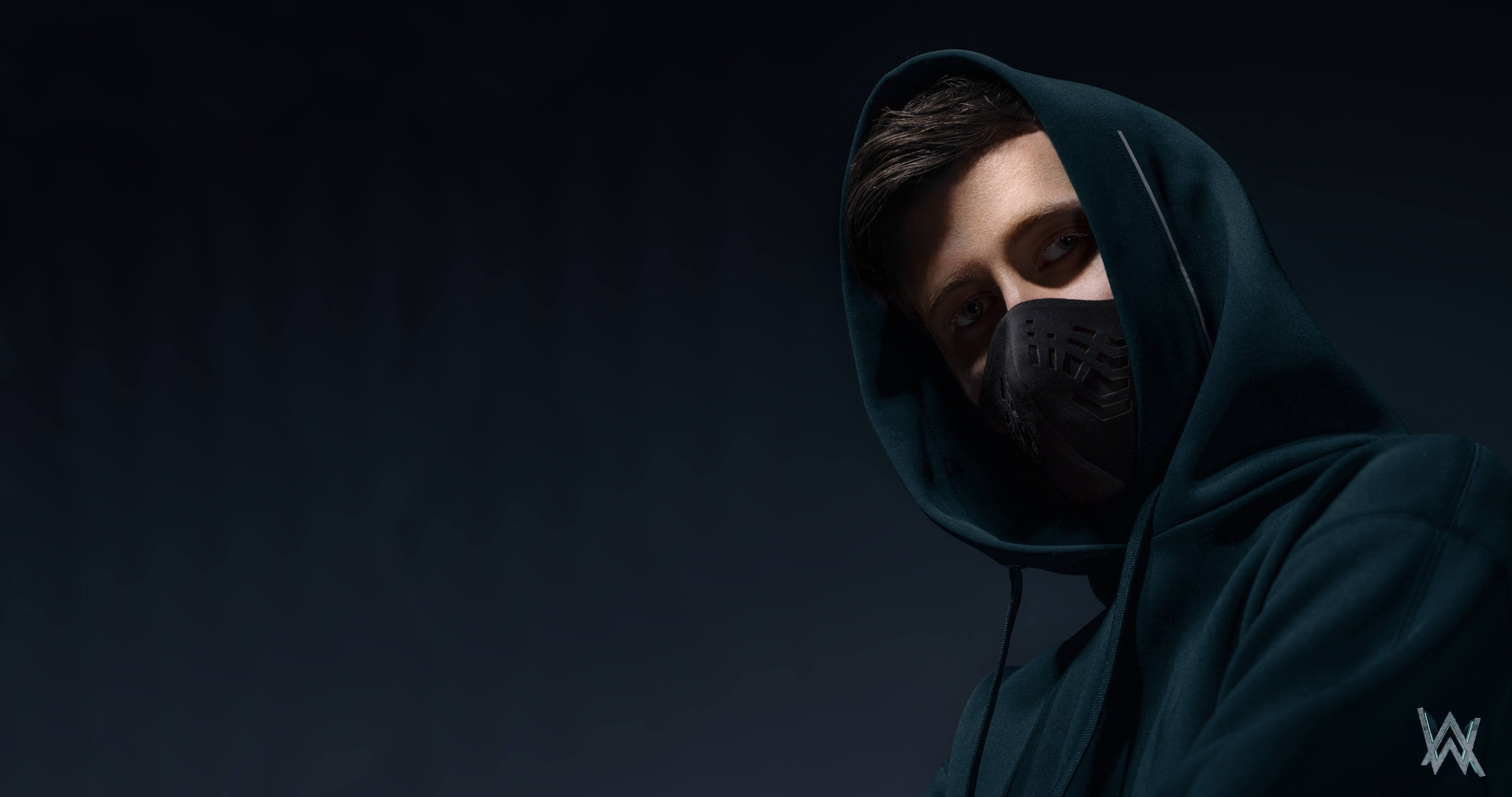 Alan Walker, musician, mask, On My Way, look, 4K, HD Wallpaper