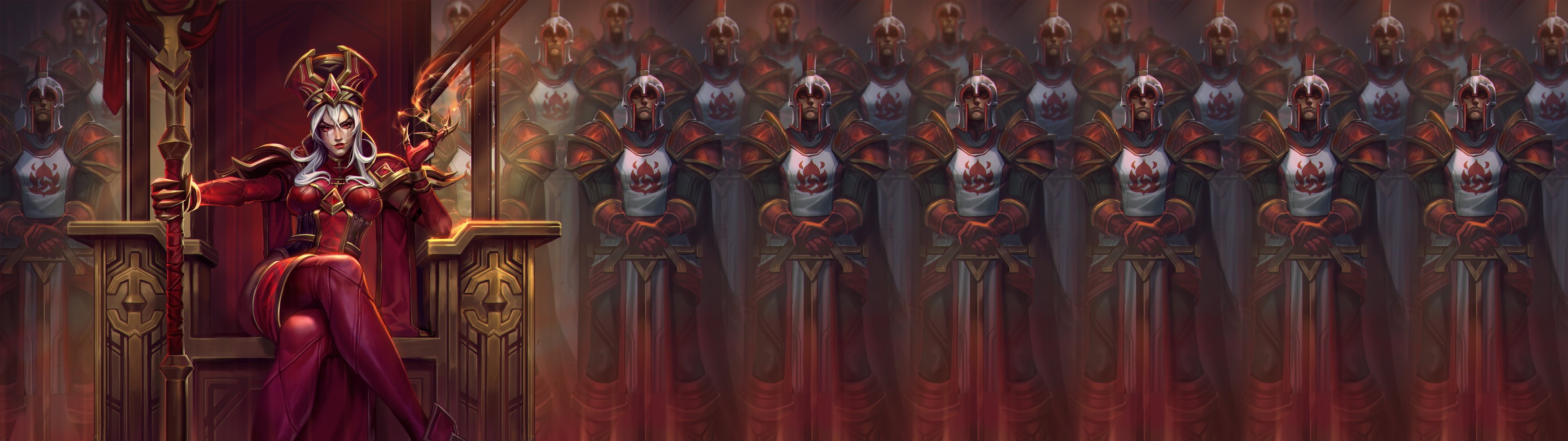 Sally Whitemane, fantasy art, PC gaming, Warcraft, legs crossed, 4K, fantasy girl, Scarlet_Crusade, HD Wallpaper