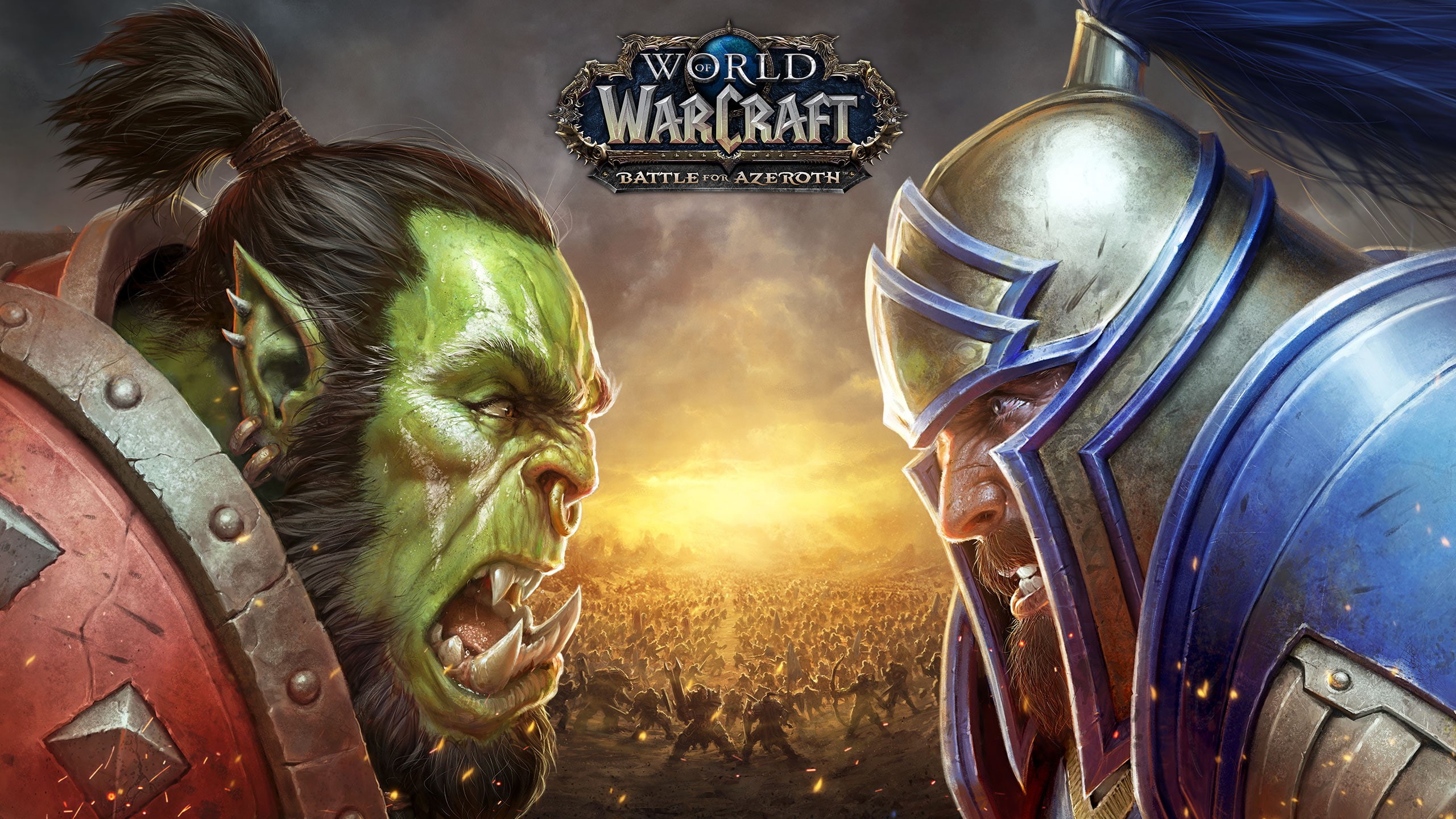 world of warcraft, video games, horde, World of Warcraft: Battle for Azeroth, artwork, 2K, Orc, warcraft, alliance, Blizzard Entertainment, HD Wallpaper