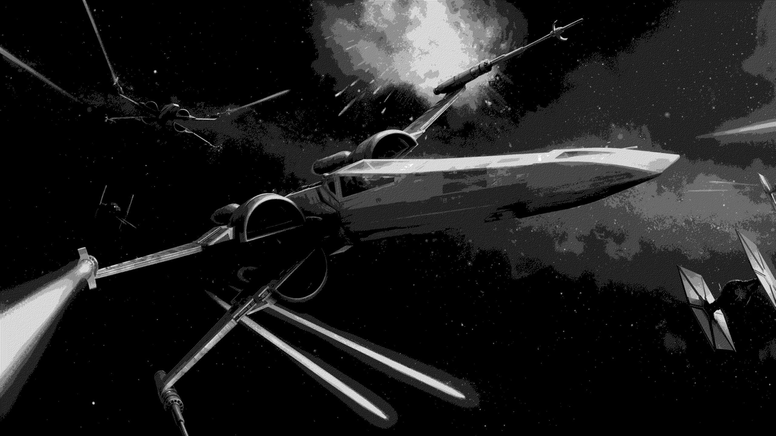 sea, nature, X-wing, propeller, close-up, star, wars, nautical vessel, space, ships, airplane, day, water, animal, air vehicle, no people, transportation, HD Wallpaper