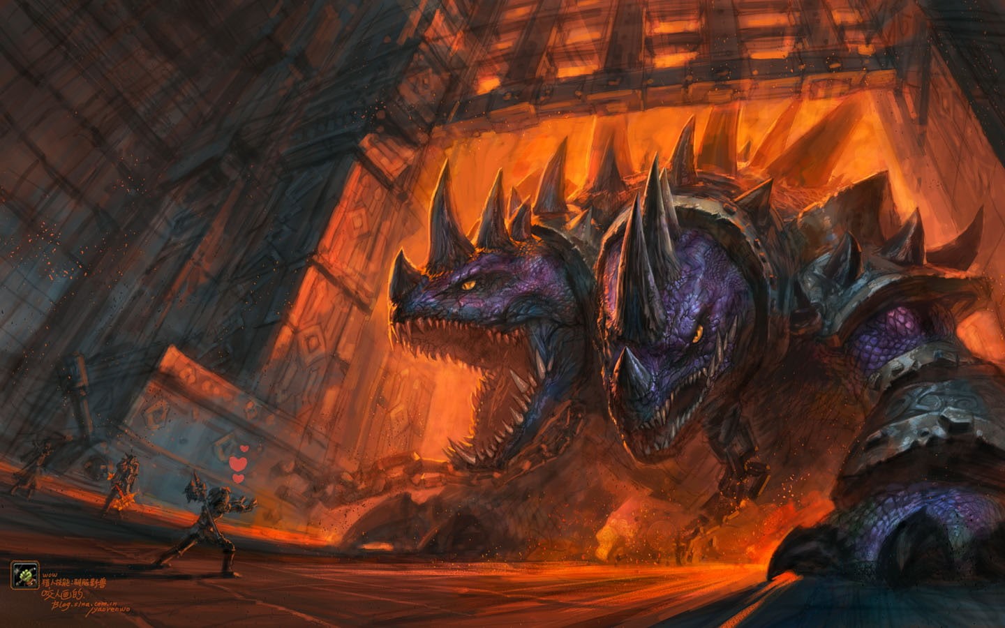 world, warcraft, drawing, giant, hd, wow, video games, 720P, HD Wallpaper