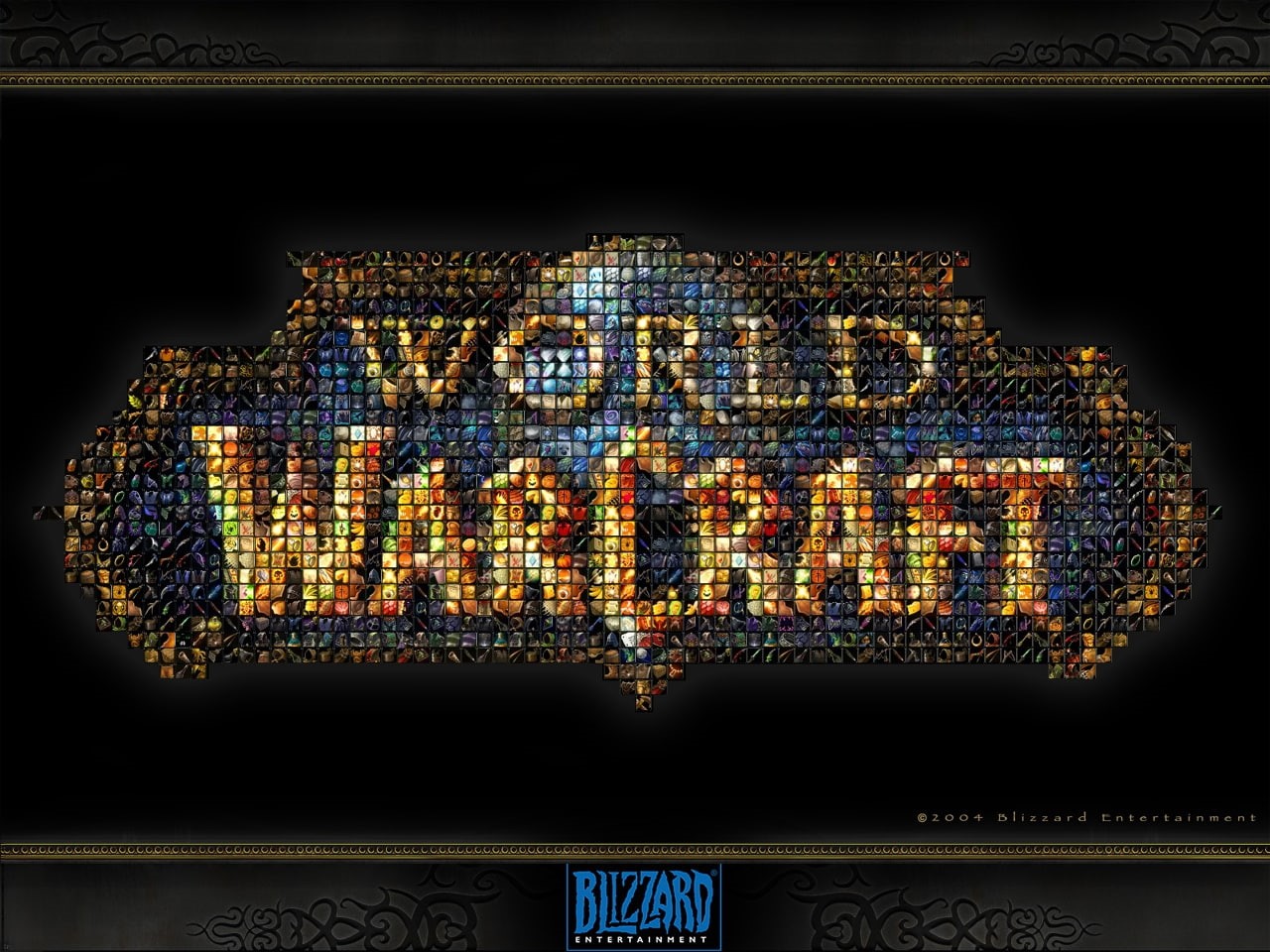 games, warcraft, Mosaic, video, world of warcraft, world, art, wow, 720P, hd, HD Wallpaper
