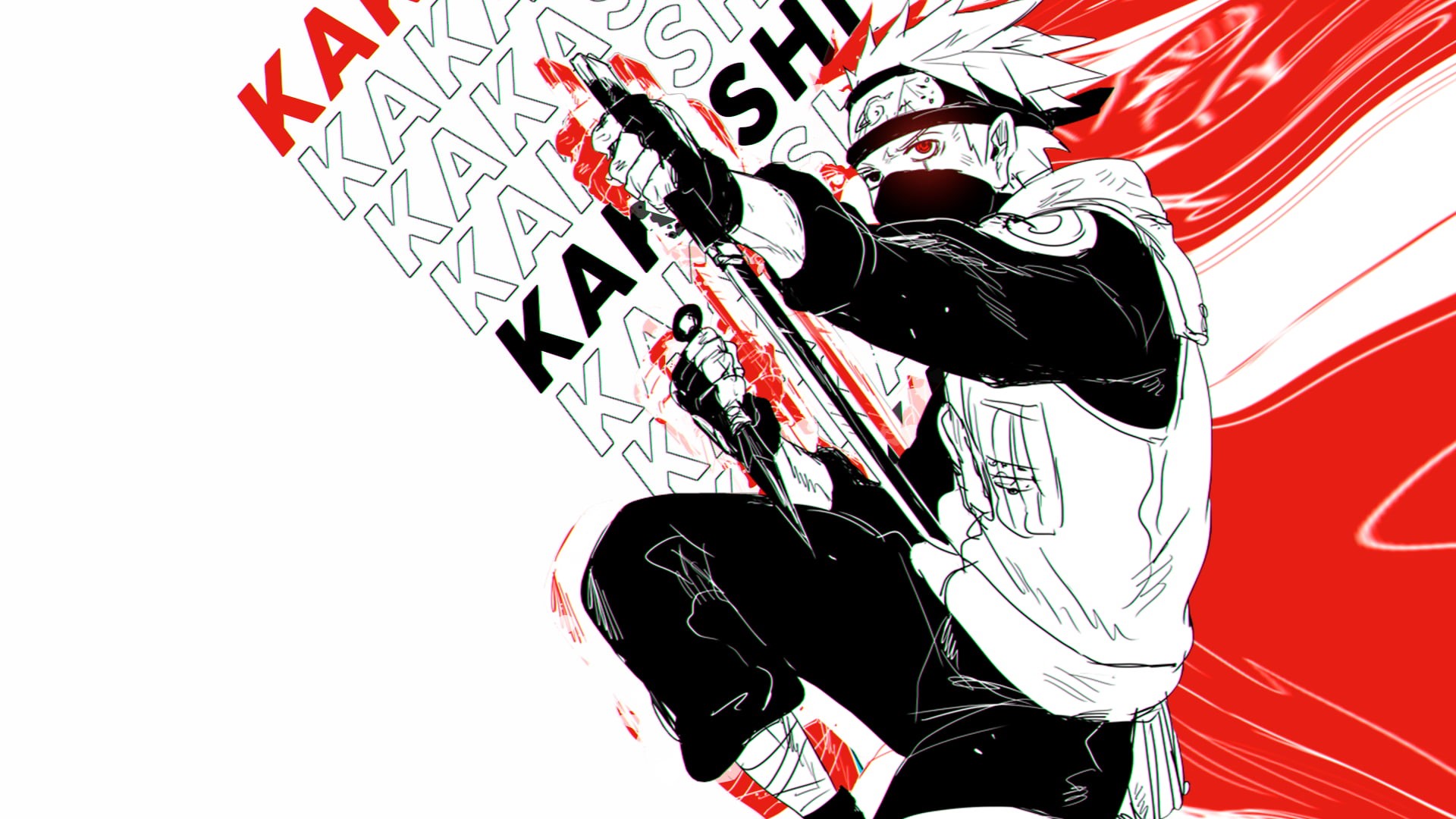 Naruto (anime), 1080P, Hokage, Hatake Kakashi, HD Wallpaper