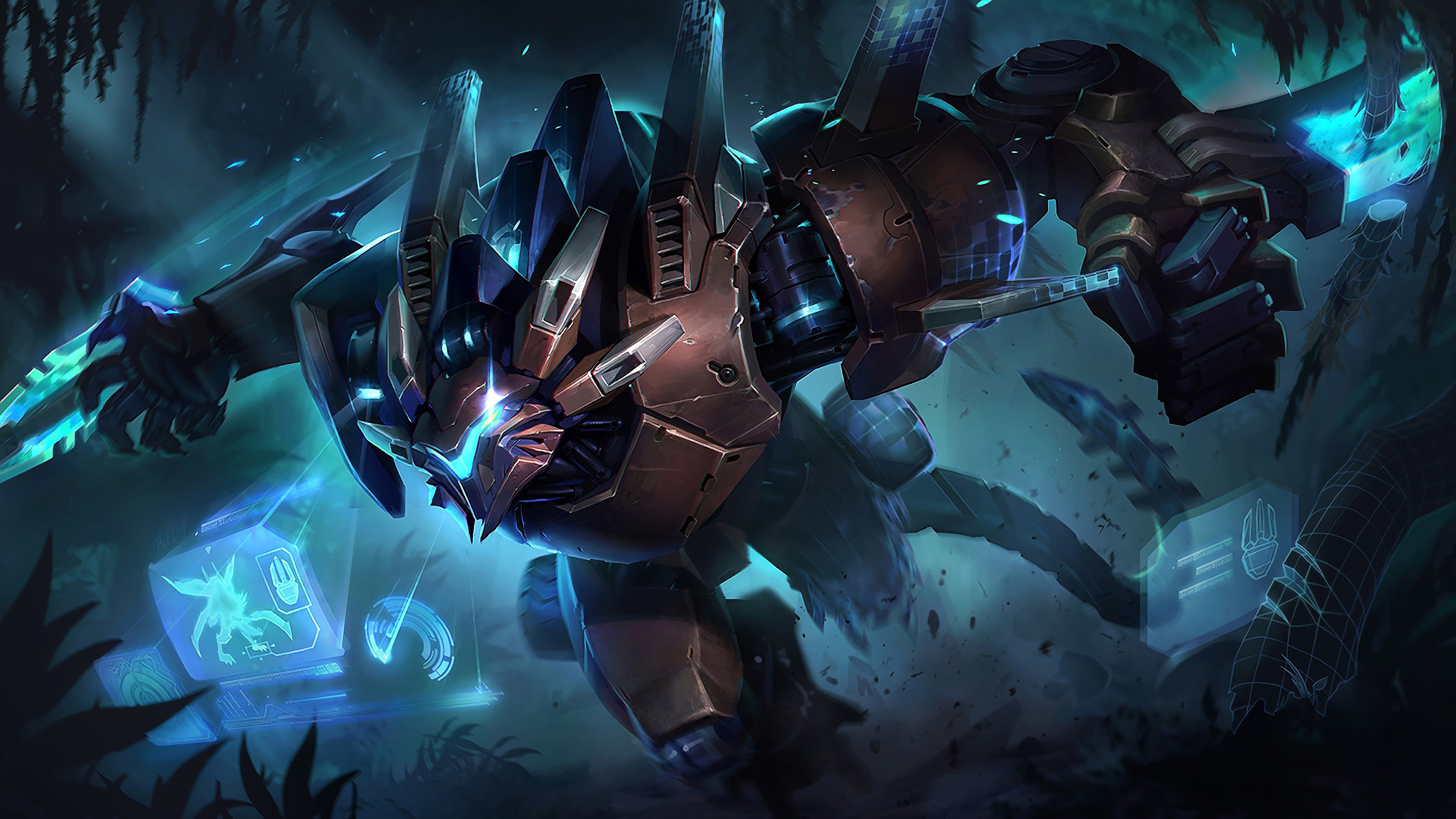 technology, men, nature, equipment, mecha, game, real people, legends, holding, mobile, 5K, video, league, occupation, front view, rengar, desktop, industry, HD Wallpaper