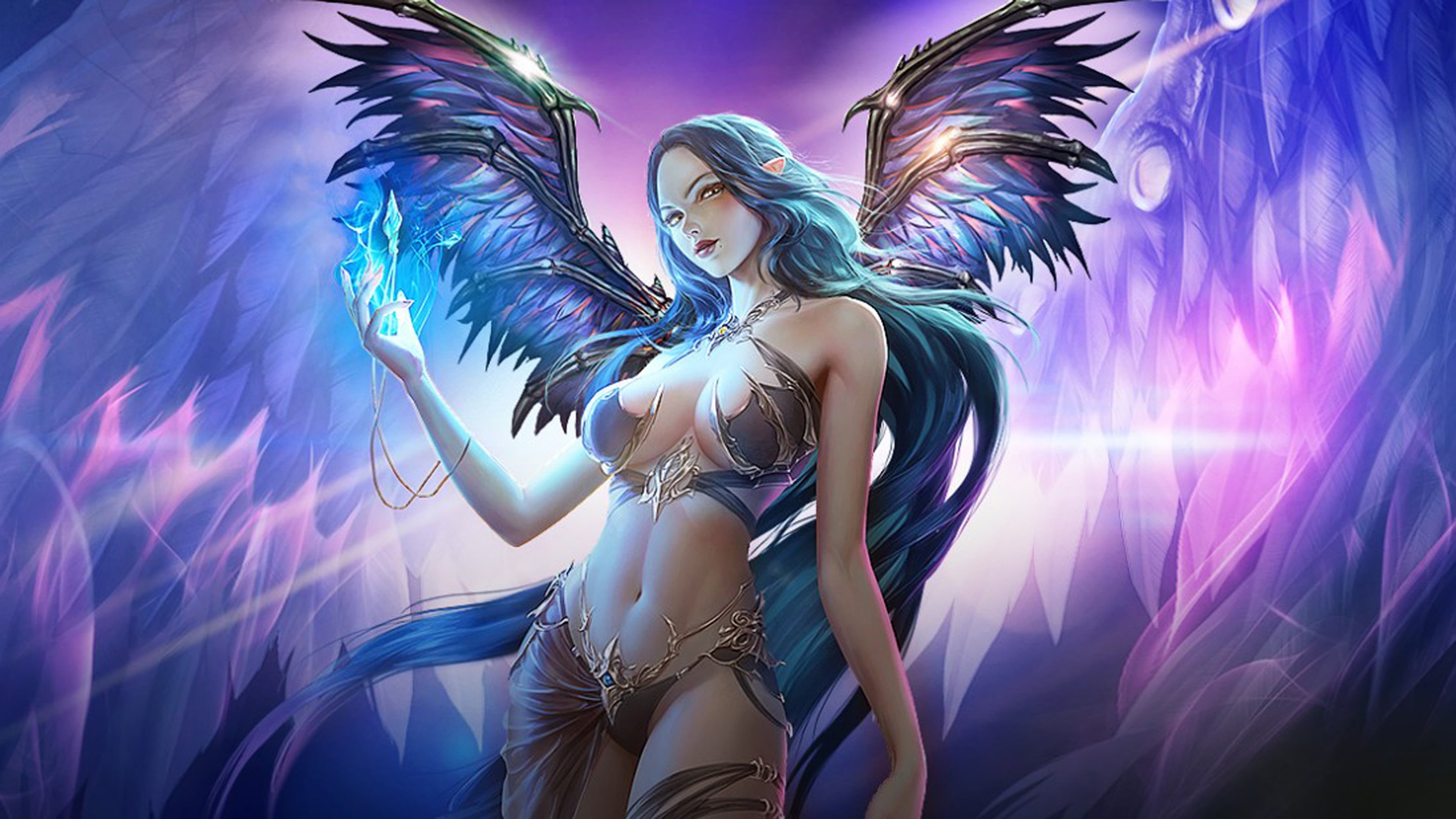 feather, headdress, alecta, dancing, arts culture and entertainment, clothing, beautiful woman, game, hd, women, young women, 4K, characters, HD Wallpaper