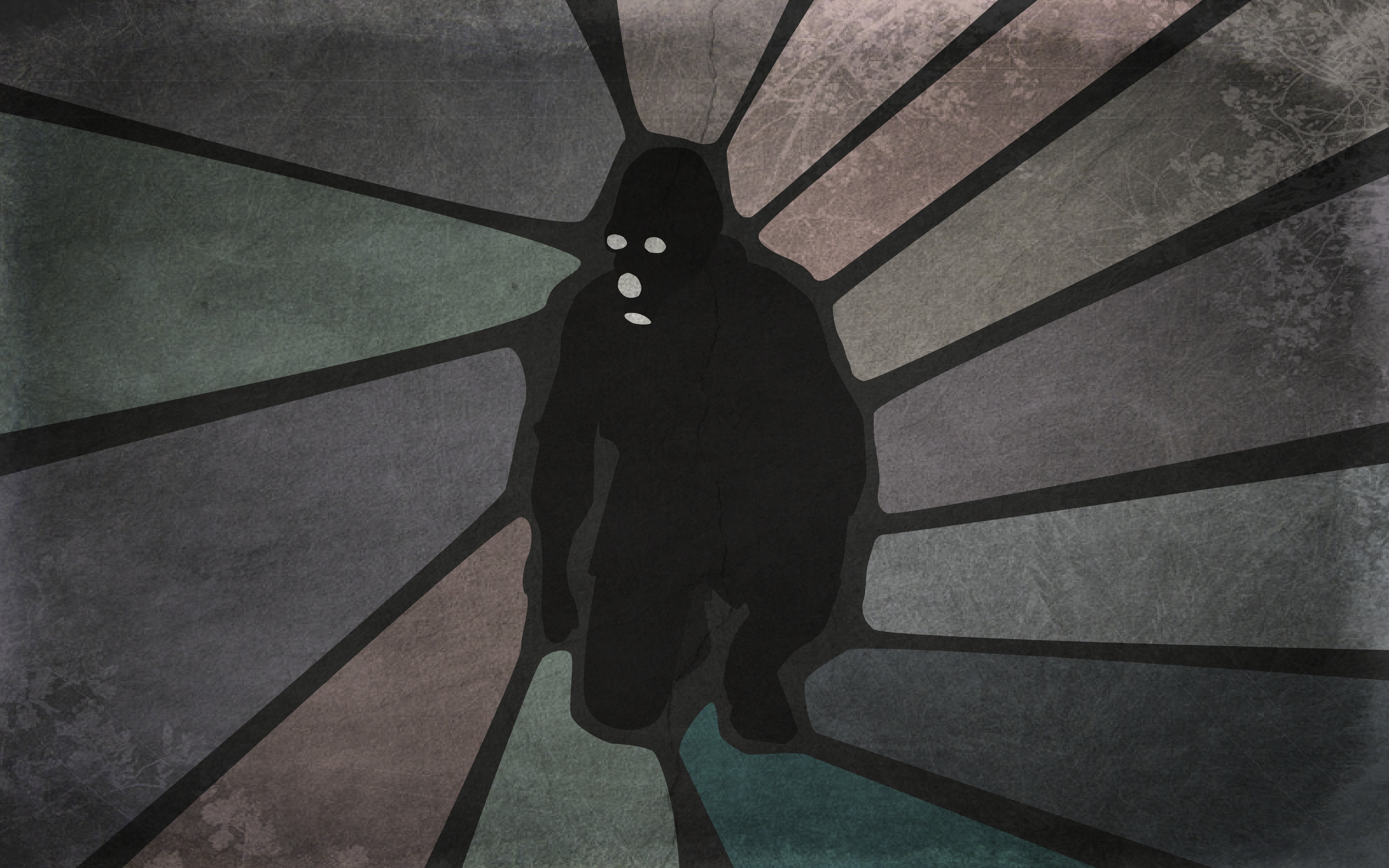 silhouette, ceiling, day, high angle view, nature, full length, pattern, Half-Life 2, 5K, Combine, Half-Life, one animal, shadow, metal, metrocop, sunlight, HD Wallpaper