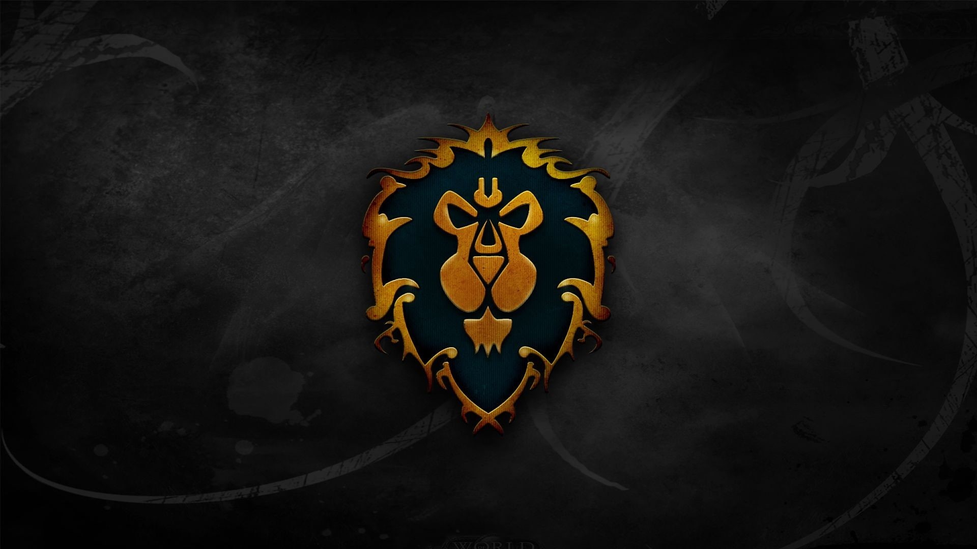 video games, 1080P, logo, World of Warcraft, Alliance, HD Wallpaper