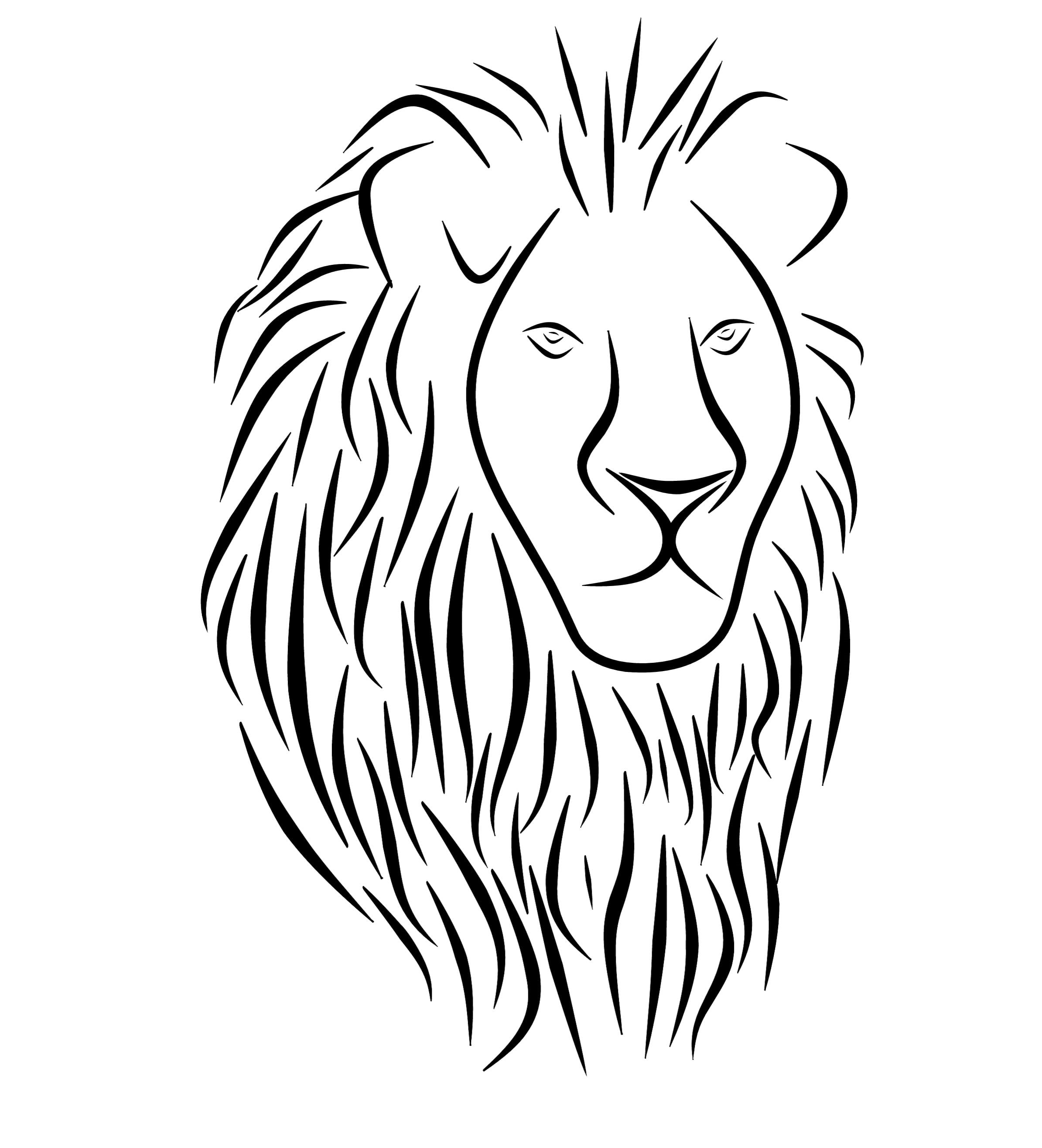 art and craft, line, animal, healthcare and medicine, animal wildlife, studio shot, white color, power, silhouette, drawing, creativity, danger, courage, Phone HD Wallpaper