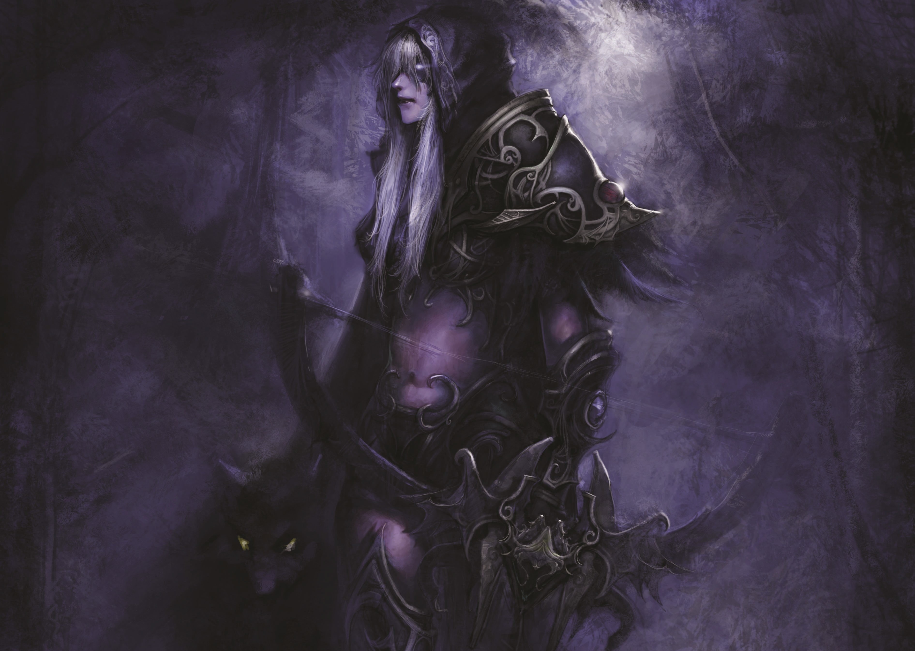 illustration, poster, Hearthstone, no People, art, fear, three quarter length, adult, World of Warcraft, one person, the forsaken, 2K, creativity, backgrounds, HD Wallpaper