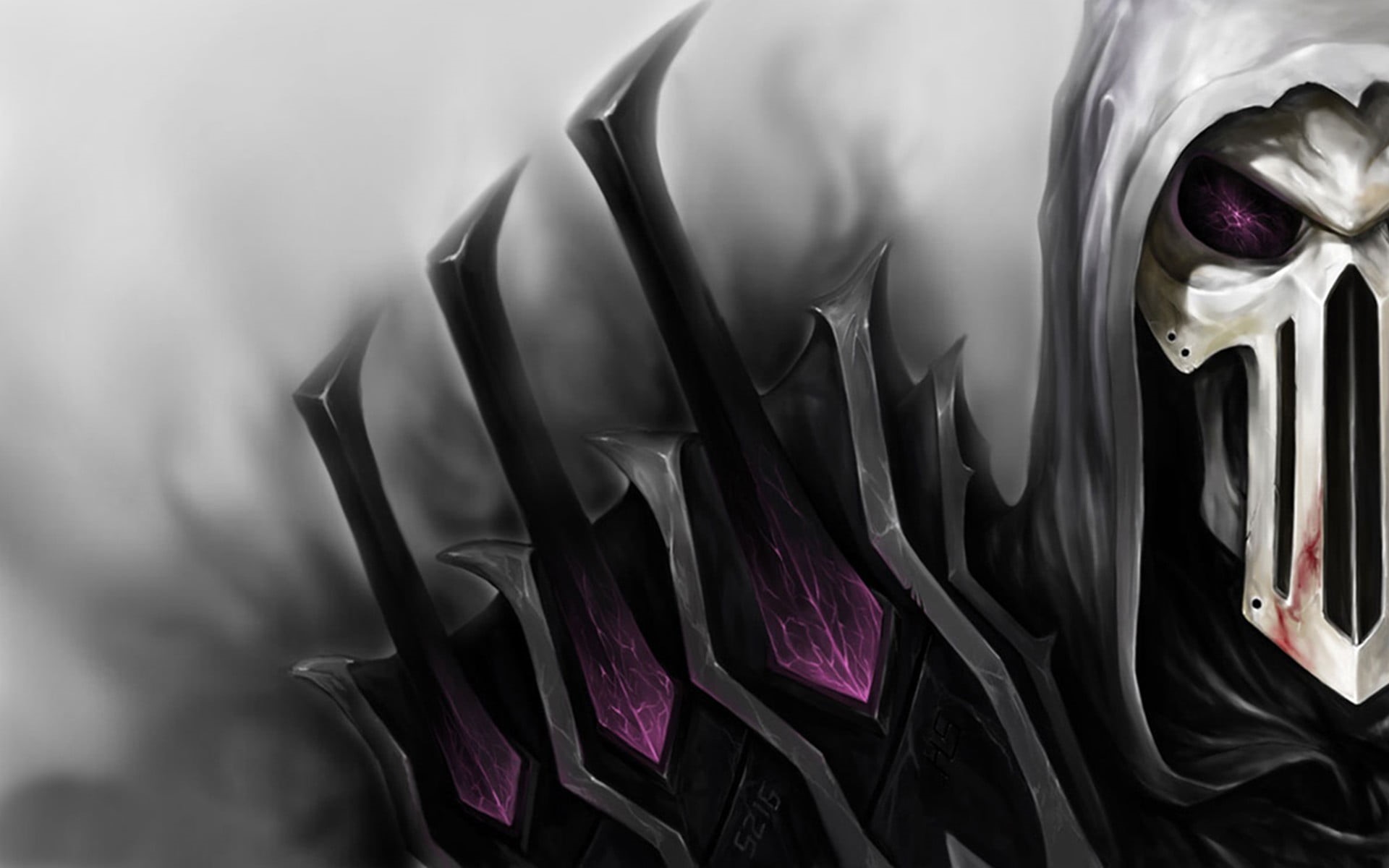 white, purple, Rogue, creativity, black Color, studio shot, indoors, black, anatomy, still life, representation, World of Warcraft, 1080P, no people, human Skull, HD Wallpaper