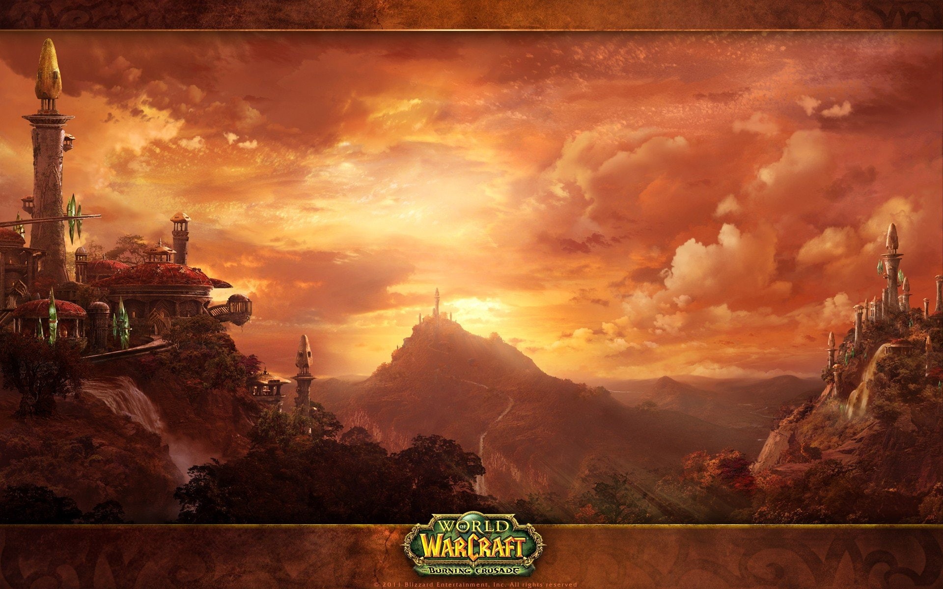 entertainment, 1080P, blizzard, world, crusade, warcraft, games, burning, video, HD Wallpaper