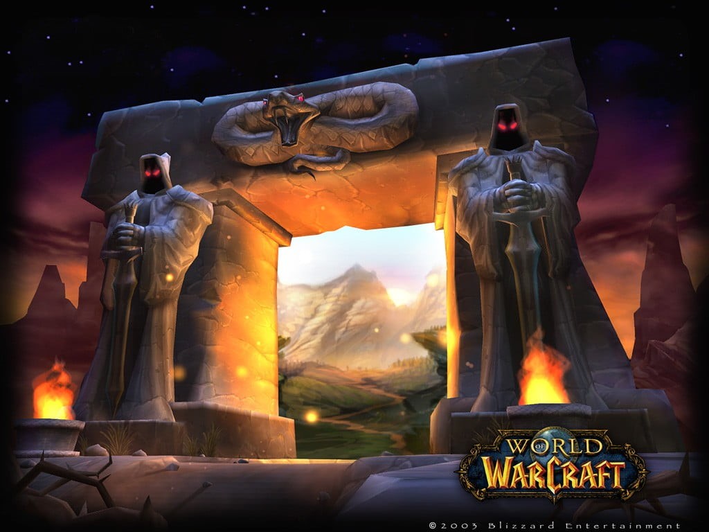art and craft, video games, no people, nature, belief, flame, sculpture, war, 480P, game, representation, World of Warcraft, Blizzard Entertainment, night, HD Wallpaper