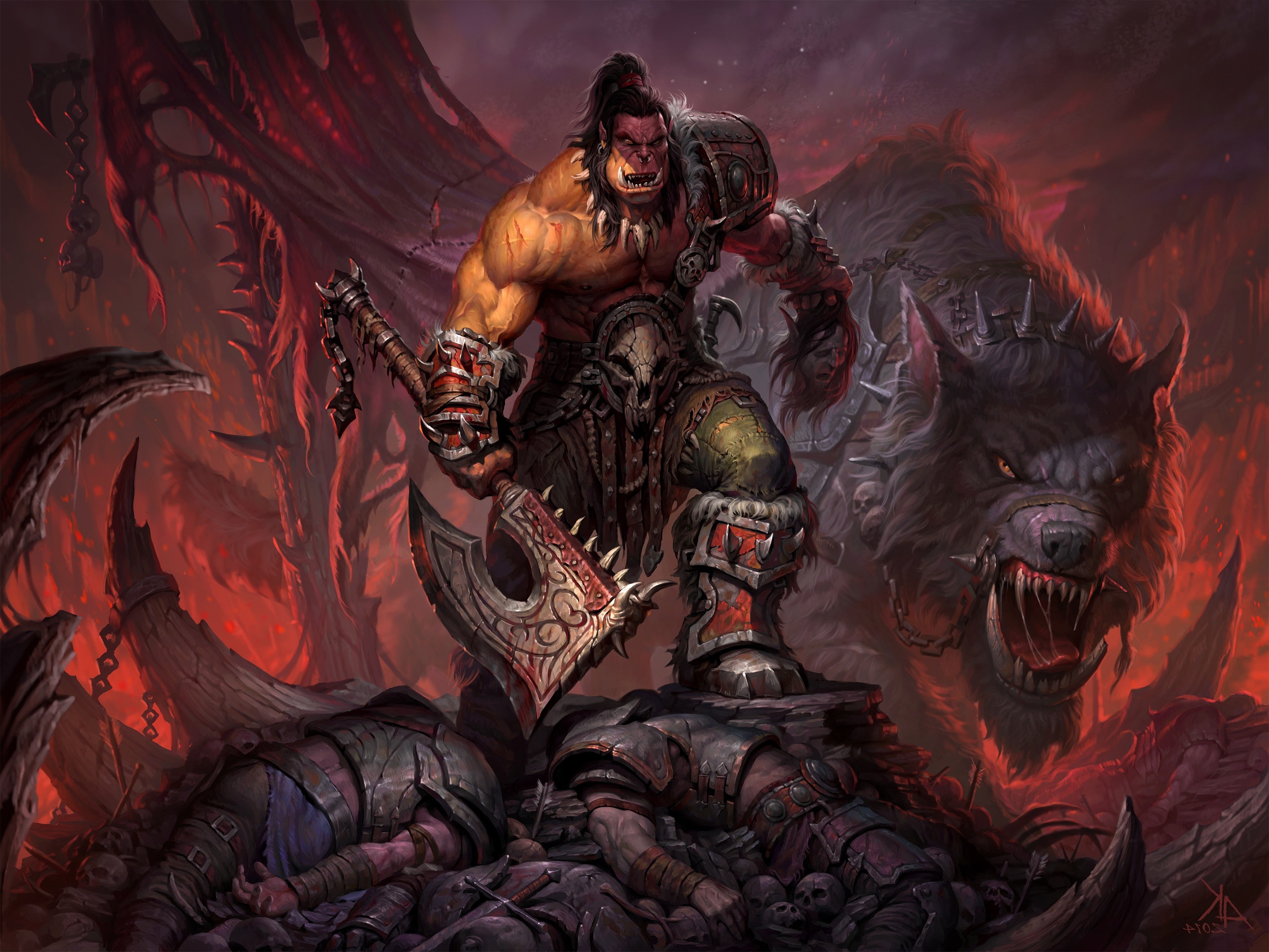 arts culture and entertainment, mammal, representation, creature, creativity, spirituality, Axes, building, sculpture, Orcs, human representation, religion, HD Wallpaper