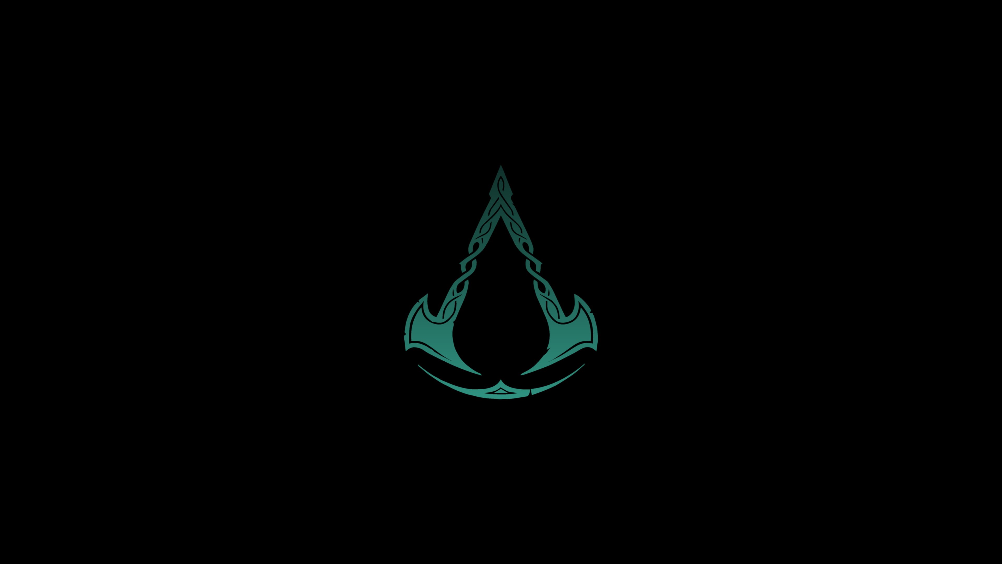 valhalla, Norse mythology, Assassins Creed, minimalism, norse, 4K, Vikings, Assassins Creed: Valhalla, HD Wallpaper