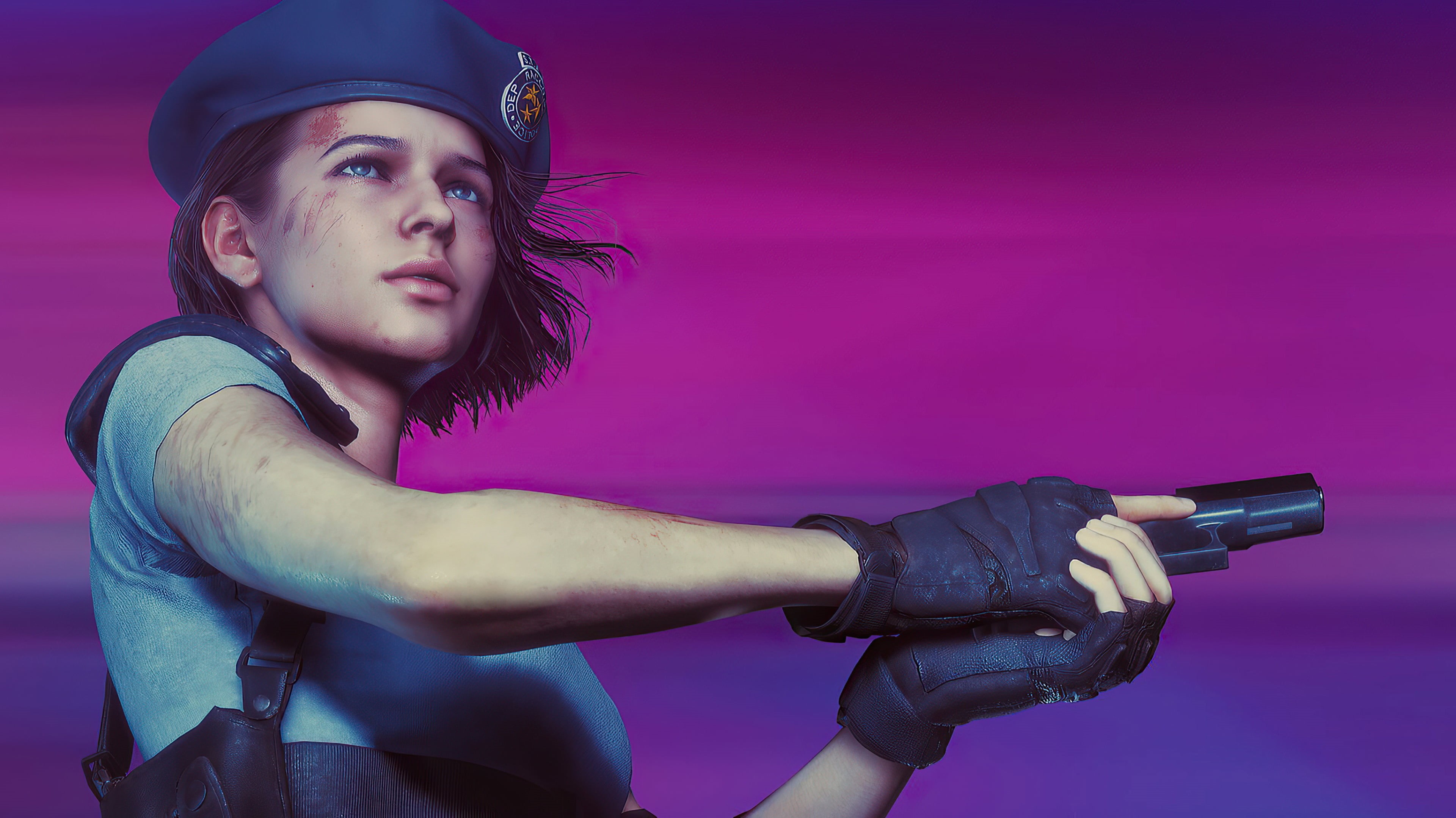 Resident Evil, 4K, Resident Evil 3 Remake, video games, S.T.A.R.S, 4K, Jill Valentine, HD Wallpaper