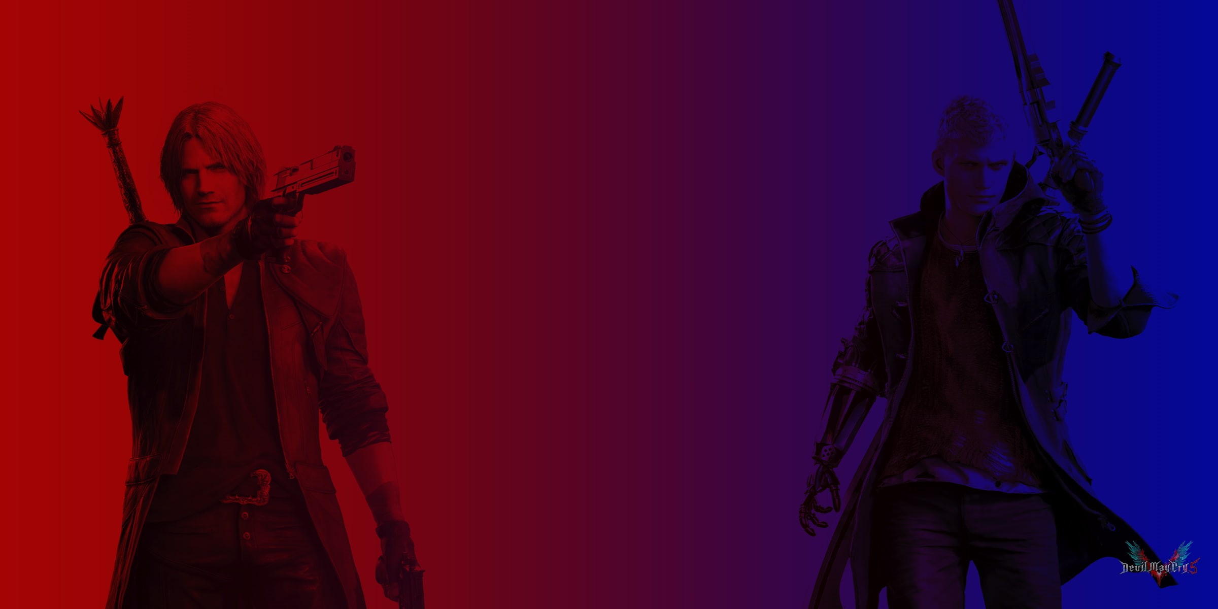 singer, people, two people, three quarter length, women, creativity, blue, standing, music, representation, sculpture, waist up, Nero (Devil May Cry), arts culture and entertainment, HD Wallpaper