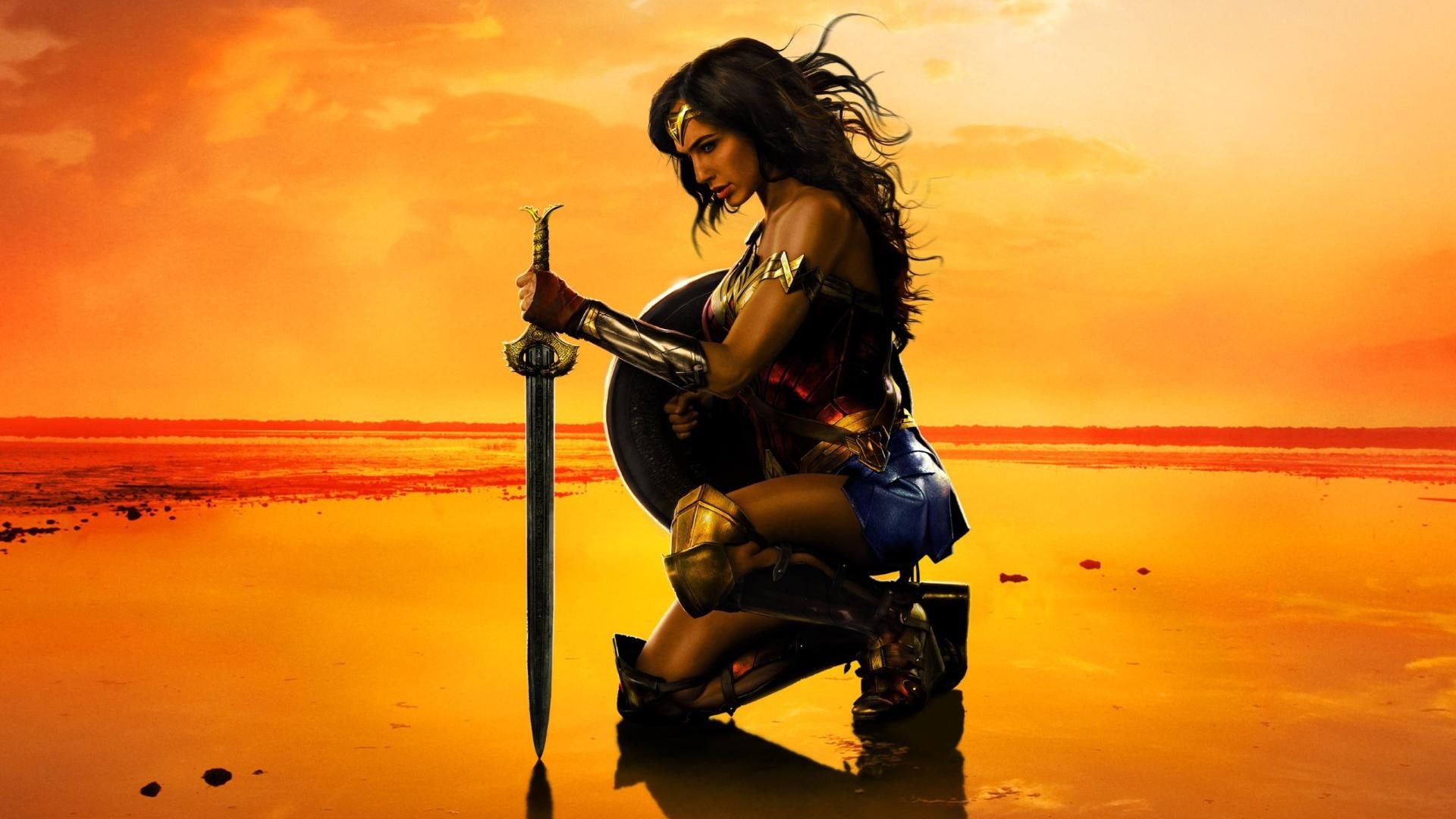 movie, gal, gadot, comics, gal gadot, woman, wonder woman, wonder, 1080P, dc comics, dc, HD Wallpaper