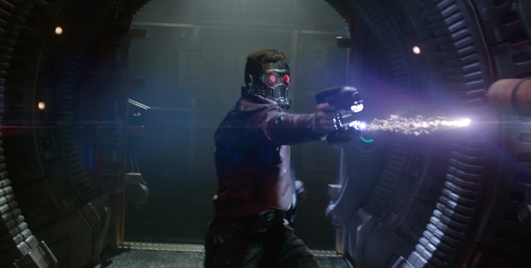 Star Lord, headwear, people, three quarter length, occupation, dress, technology, gun, skill, white, indoors, black, photographer, holding, illuminated, HD Wallpaper