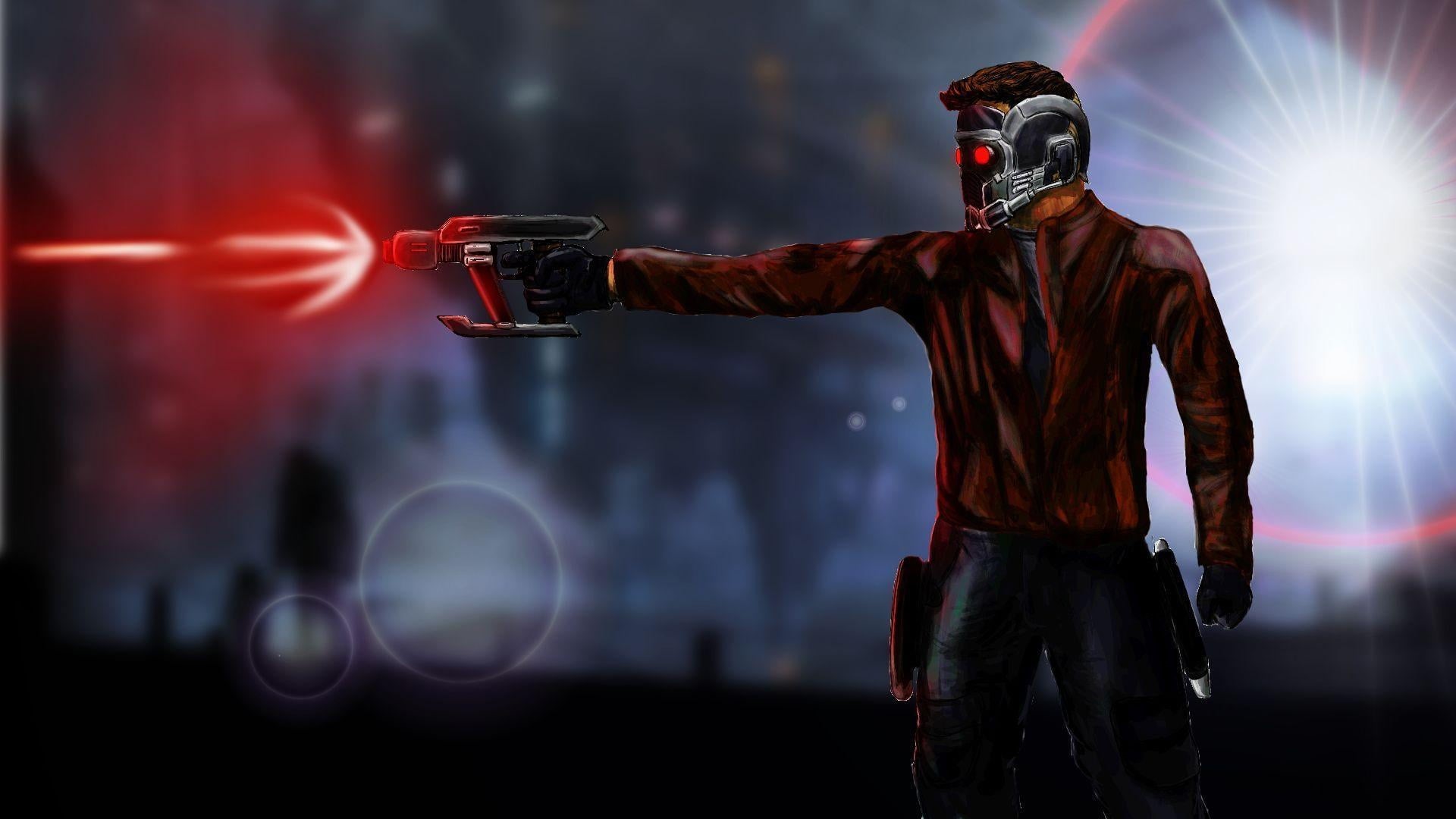 1080P, fantasy art, Guardians of the Galaxy, Starlord, Marvel Comics, artwork, HD Wallpaper