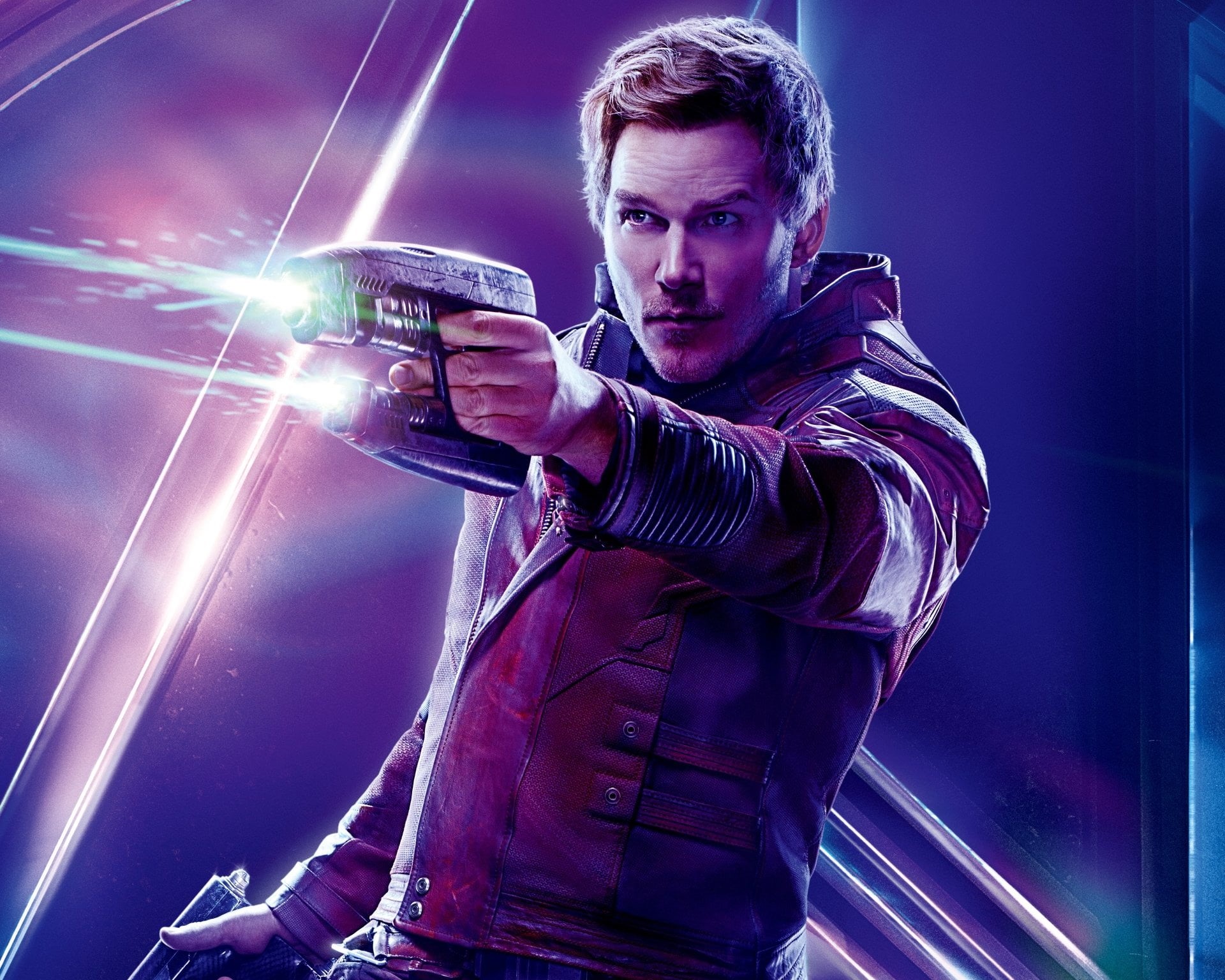 looking at camera, stage, night, men, marvel, stage light, starlord, adult, portrait, illuminated, young men, one person, 1080P, Star Lord, HD Wallpaper