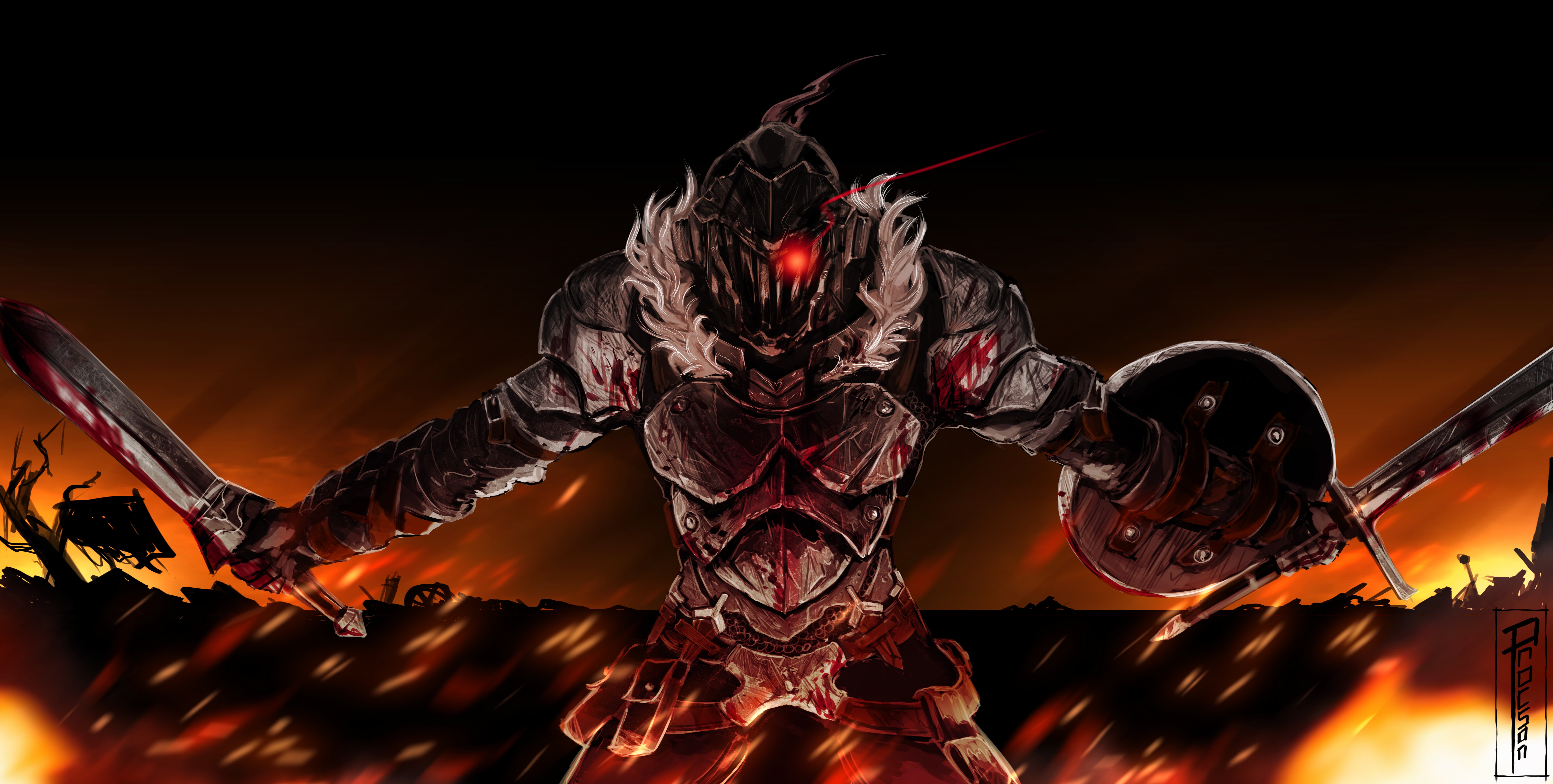 Goblin Slayer, Anime, 8K, HD Wallpaper