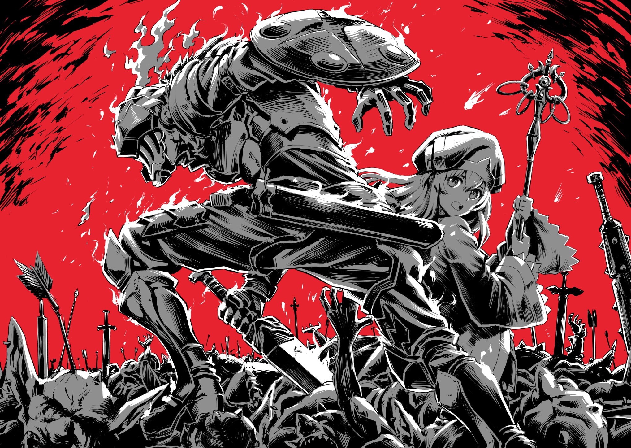 Anime, 1080P, Onna Shinkan, Goblin Slayer, HD Wallpaper