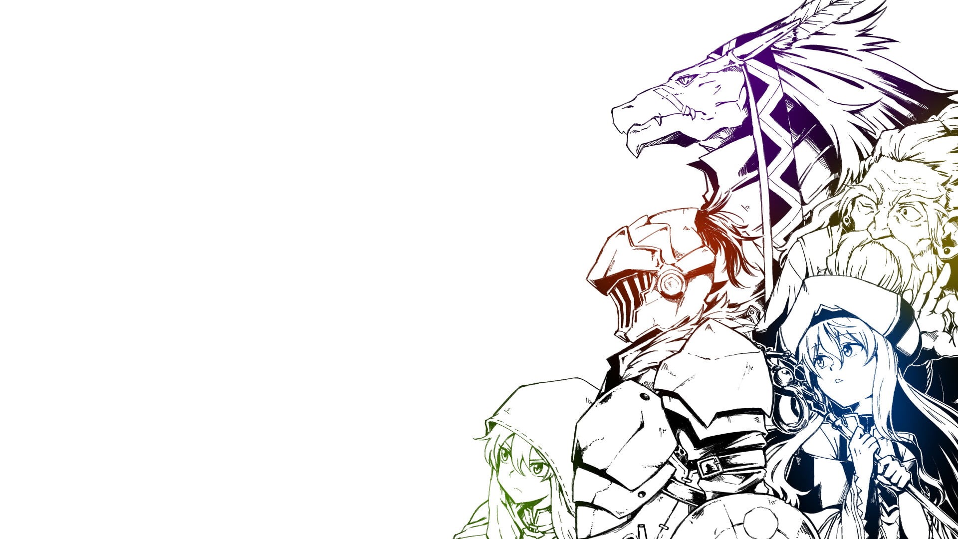 1080P, Priestess (Goblin Slayer), High Elf Archer (Goblin Slayer), Lizard Priest (Goblin Slayer), Anime, Dwarf Shaman (Goblin Slayer), Goblin Slayer, HD Wallpaper