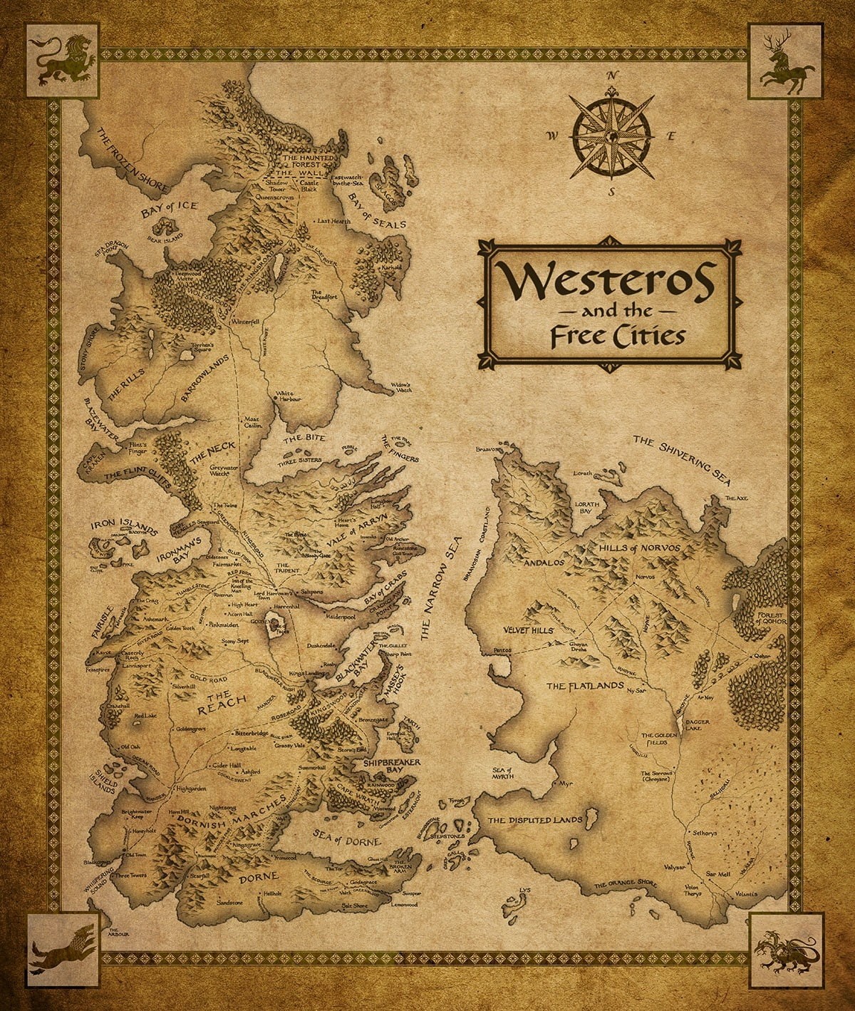 ice, fantasy art, fantasy, song, books, thrones, george, tv, maps, martin, westeros, 720P, r, entertainment, fire, game, hd, art, series, Phone HD Wallpaper