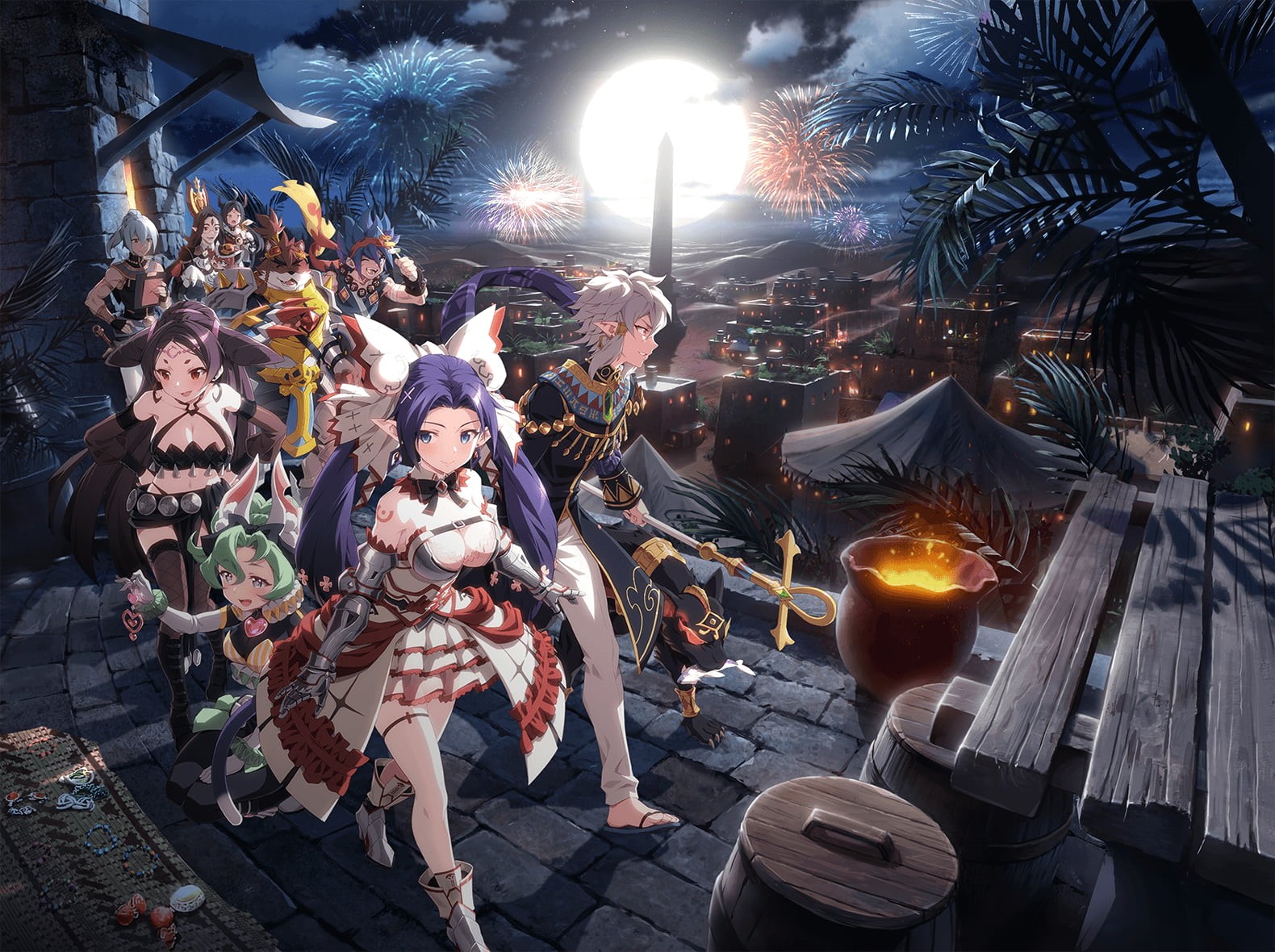 official, 720P, video game art, Mobile Game, Epic Seven, HD Wallpaper