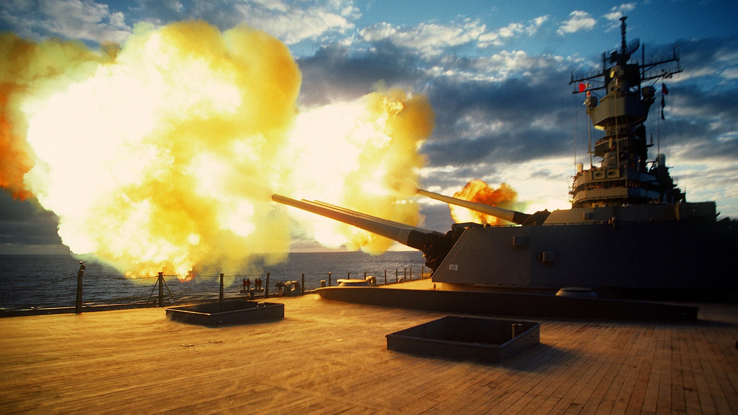 the past, 2K, nature, Battleship, no people, travel, nautical vessel, outdoors, warship, day, ship, water, built structure, military, navy, vehicle, gun, HD Wallpaper