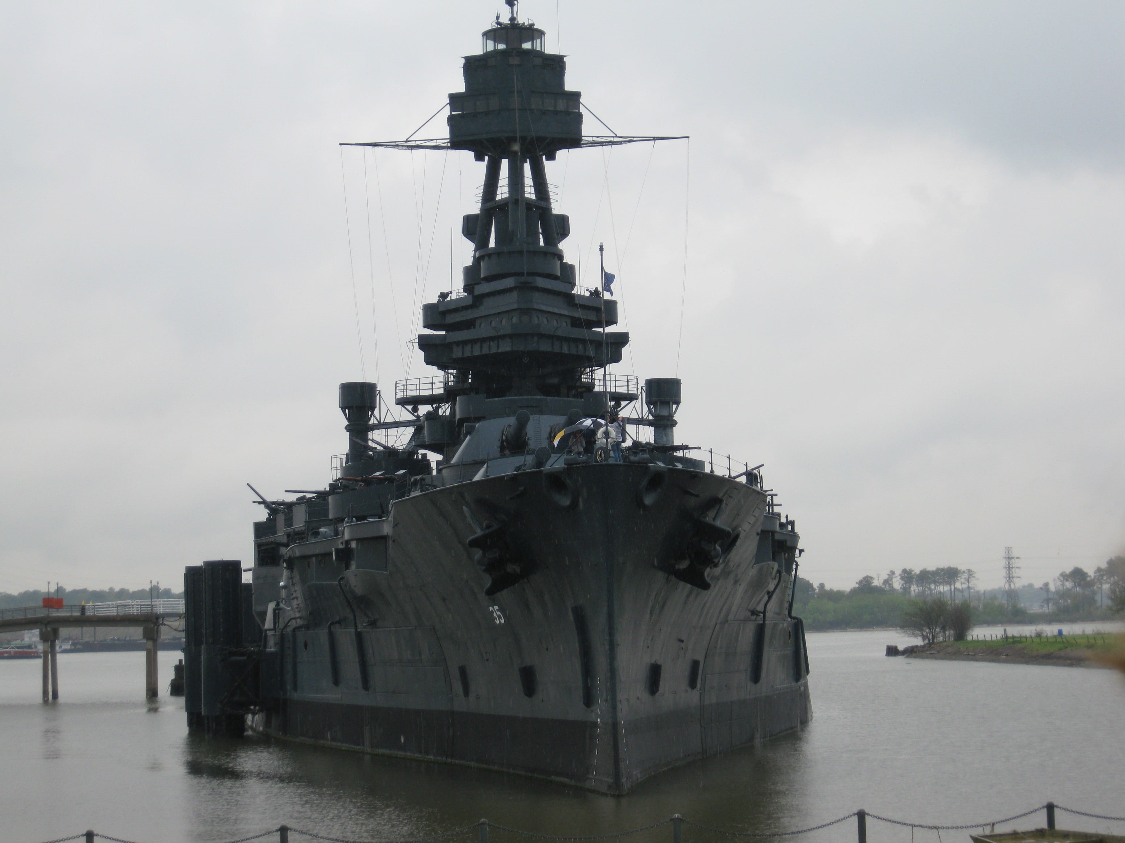 outdoors, mode of transportation, vessel, war, texas, waterfront, sea, battleship, built structure, sky, travel destinations, history, navy, naval, nautical vessel, HD Wallpaper
