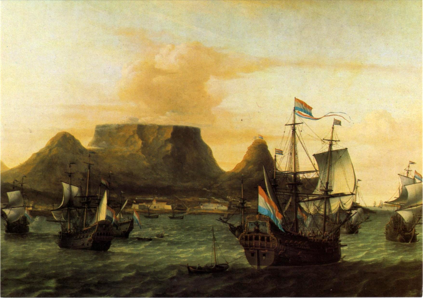 mode of transportation, container, waterfront, View, South Africa, Cape Town, digital composite, bay, 720P, oil painting, damaged, painting, land, no people, HD Wallpaper