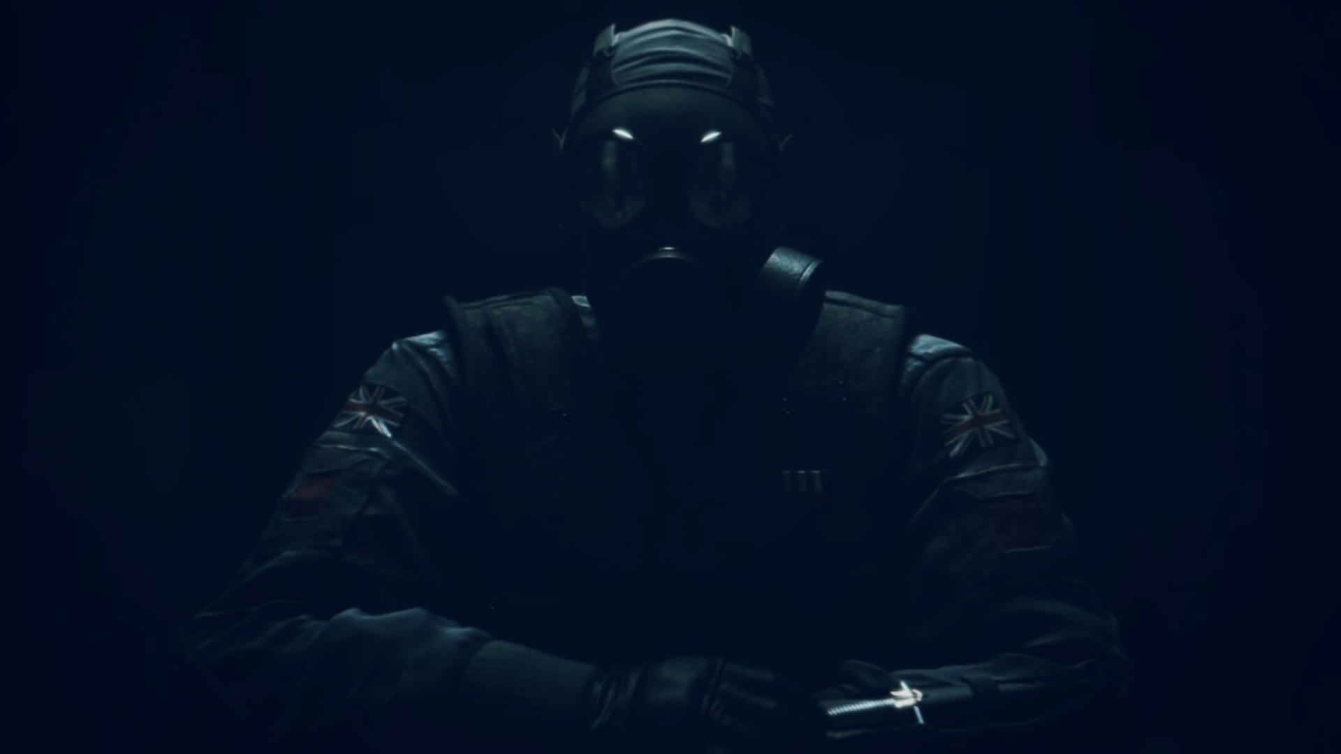 art and craft, cut out, portrait, indoors, studio shot, adult, security, mask, digital, character, protection, black background, one person, Rainbow Six: Siege, HD Wallpaper