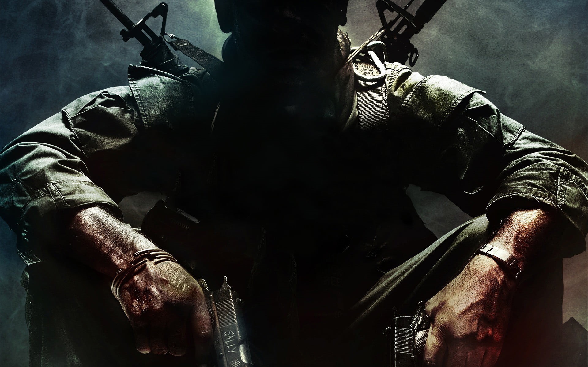 real people, man, protective workwear, day, headwear, protection, pistols, military, digital, security, occupation, holding, two, digital art, Call of Duty: Black Ops, HD Wallpaper