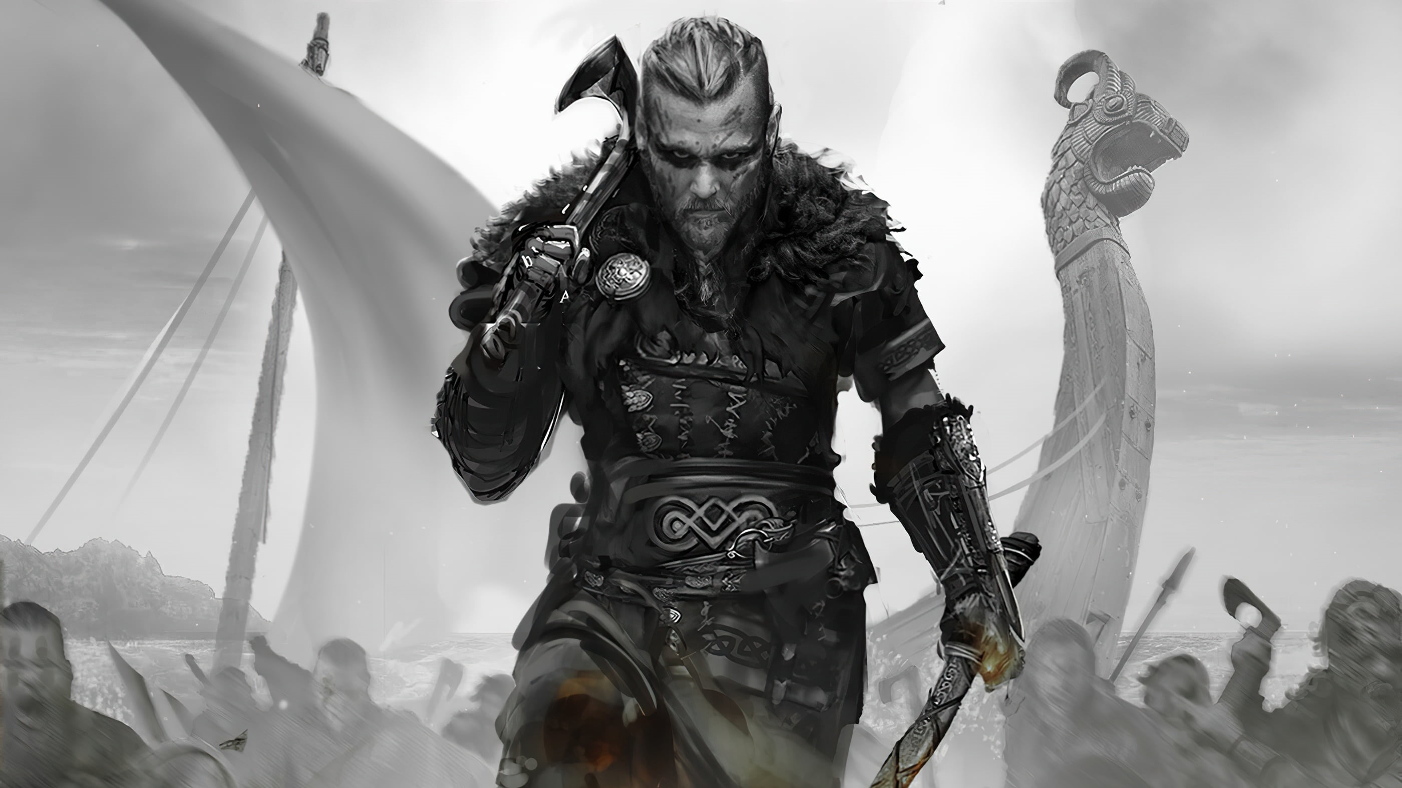 viking, 2K, Assassins Creed Valhalla, warrior, Assassins Creed, HD Wallpaper