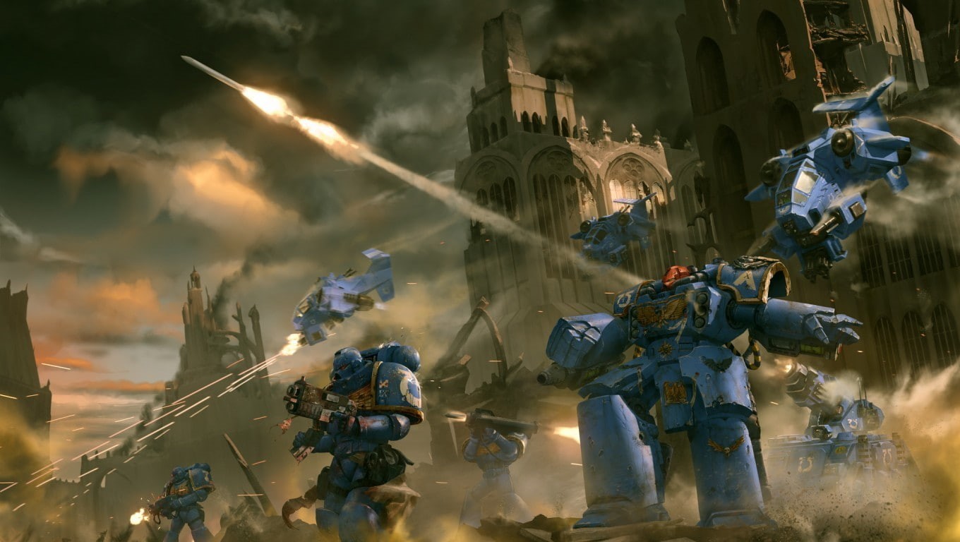 Ultramarines, Warhammer 40, 720P, 000, HD Wallpaper