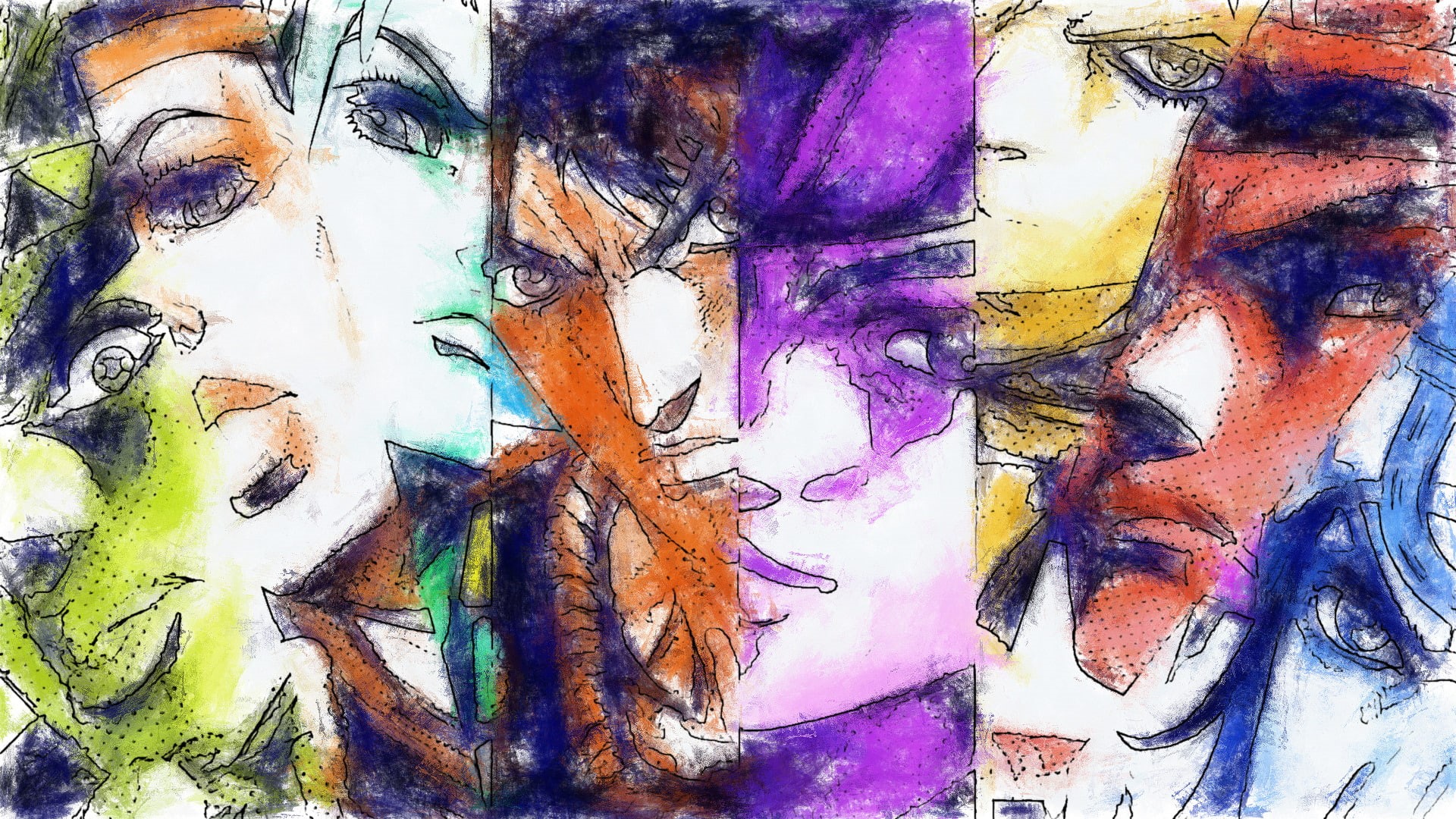 Jotaro Kujo, Jonathan Joestar, 1080P, Anime, Jojos Bizarre Adventure, Josuke Higashikata, Jolyne Cujoh, Joseph Joestar, Johnny Joestar, Giorno Giovanna, HD Wallpaper