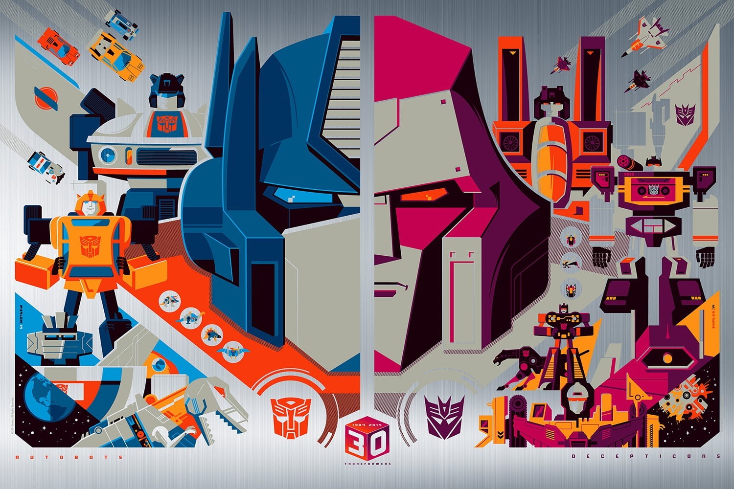 720P, Optimus Prime, Megatron, Transformers, HD Wallpaper