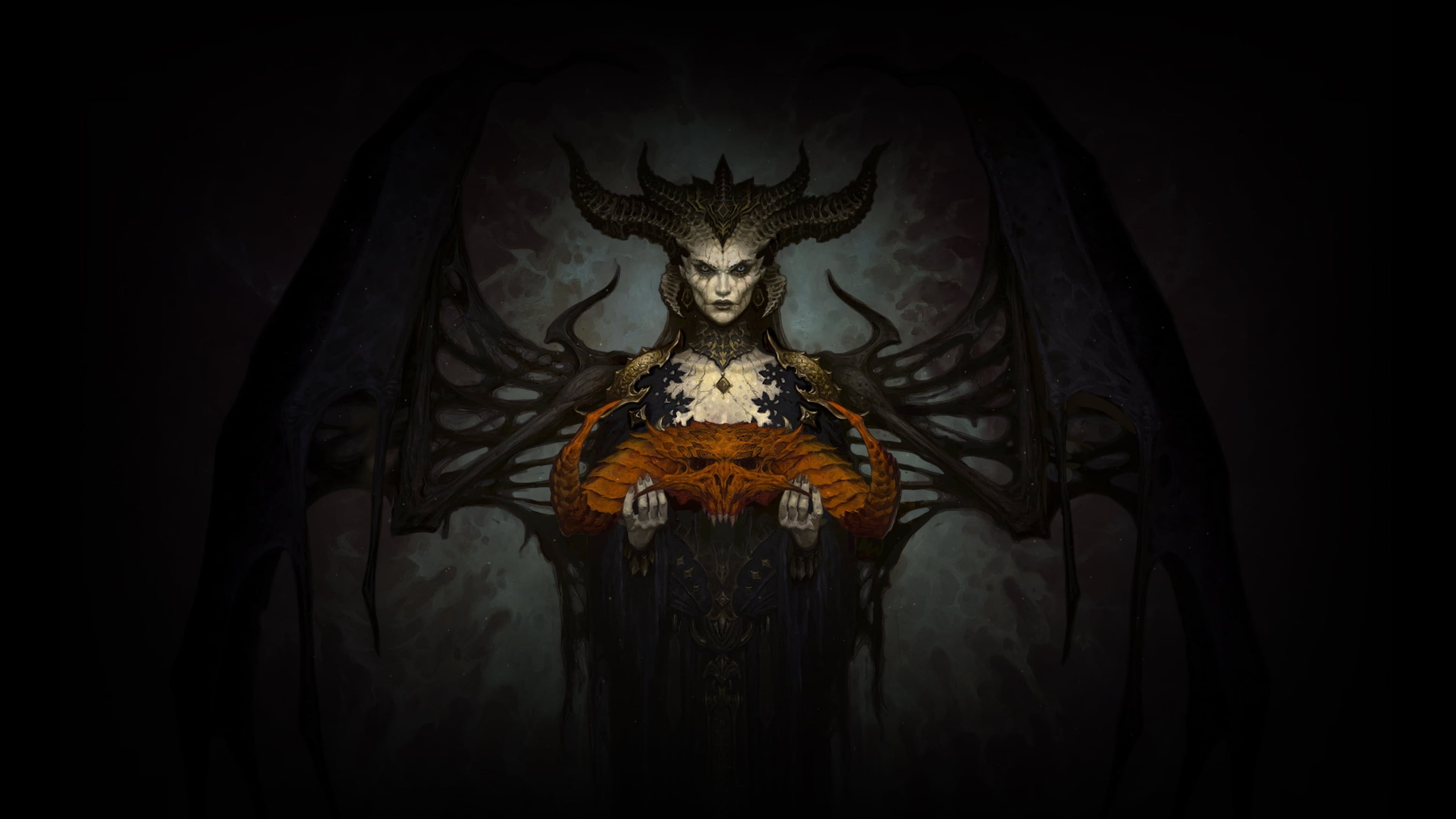 Demon, Lilith (Diablo), Diablo IV, Diablo, Horns, Video Game, 4K, HD Wallpaper