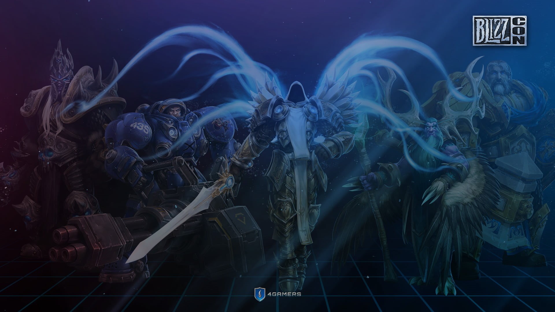 game, Arthas, heroes of the storm, BlizzCon, art and craft, blue, Starcraft II, 4Gamers, long exposure, no people, night, pattern, architecture, HD Wallpaper