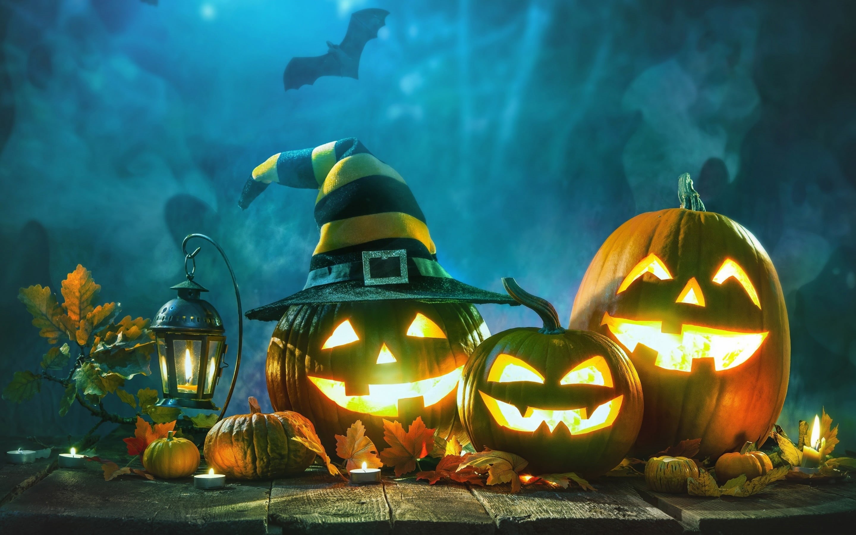 2K, pumpkin, Halloween, HD Wallpaper