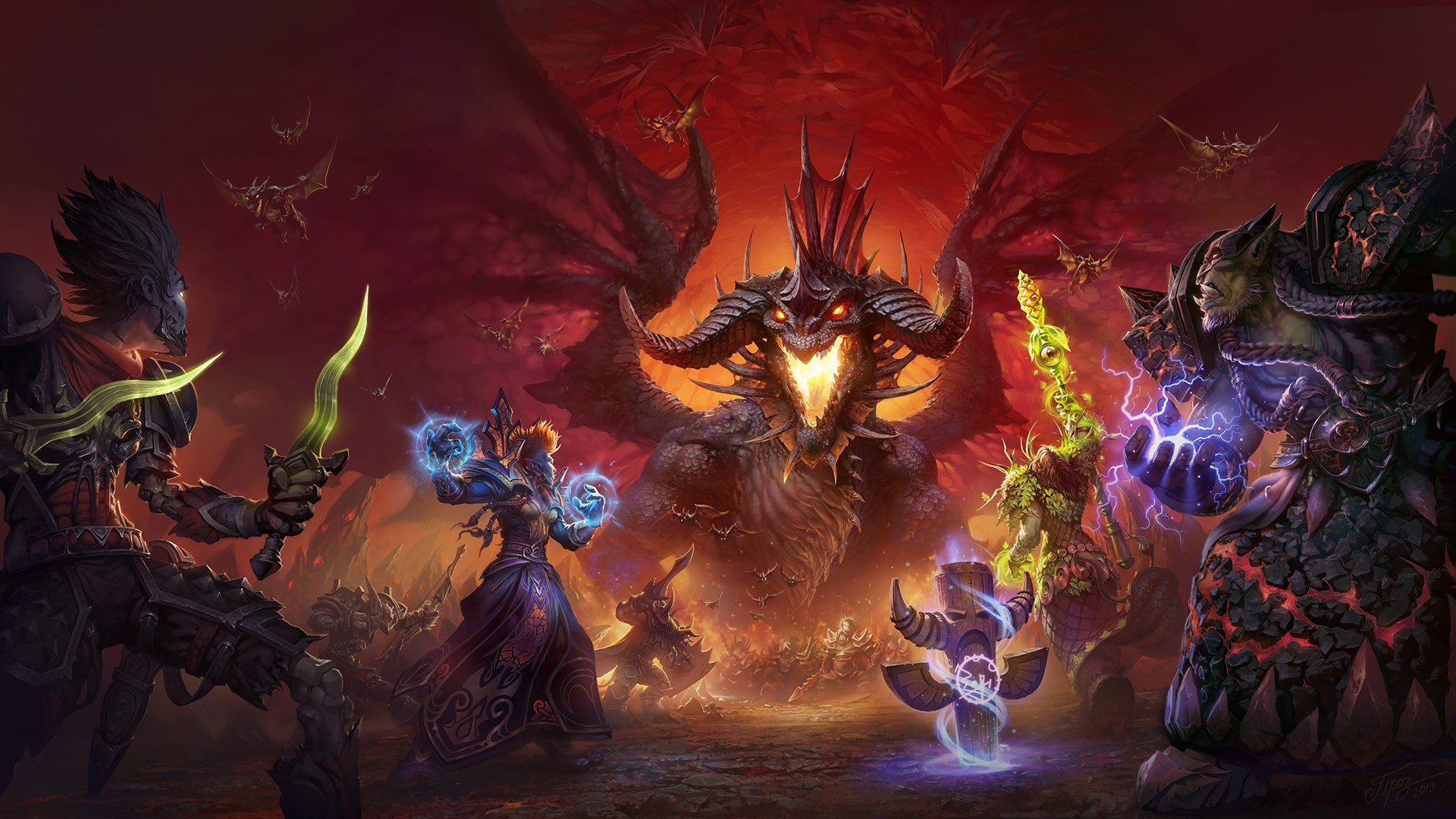 mmorpg, 1080P, RPG, Blizzard Entertainment, World of Warcraft, fantasy art, artwork, role play, Warcraft, HD Wallpaper