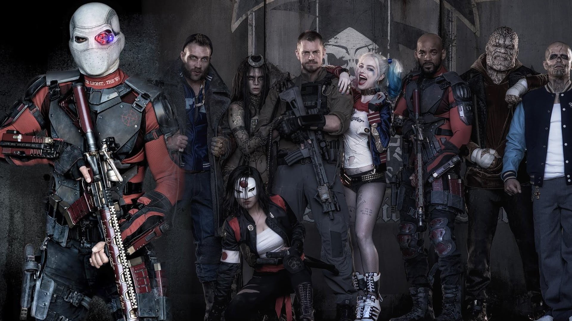 mid adult men, Deadshot, adult, people, weapon, Margot Robbie, gun, Suicide Squad, horror, front view, law, men, real people, suicide, portrait, Will Smith, HD Wallpaper