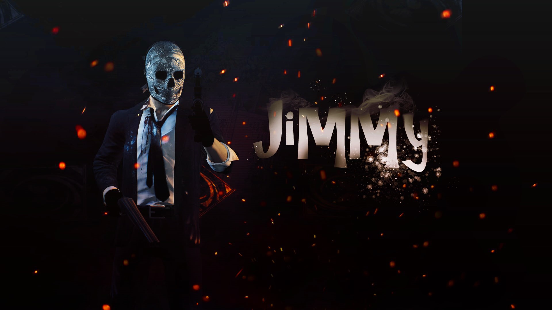 1080P, business, well-dressed, men, night, one person, arts culture and entertainment, adult, transportation, glowing, indoors, Payday 2, dark, video games, HD Wallpaper